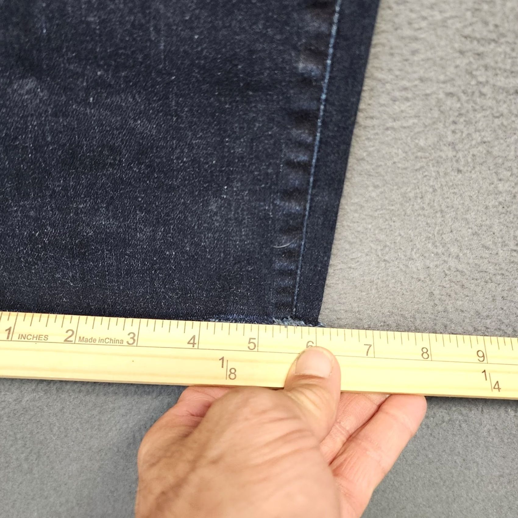 Vintage VINTAGE Democracy Jeans Womens 8 AB Technology Skinny Jegging Stretch Frayed Hem Denim Size 30" / US 8 / IT 44 - 7 Thumbnail