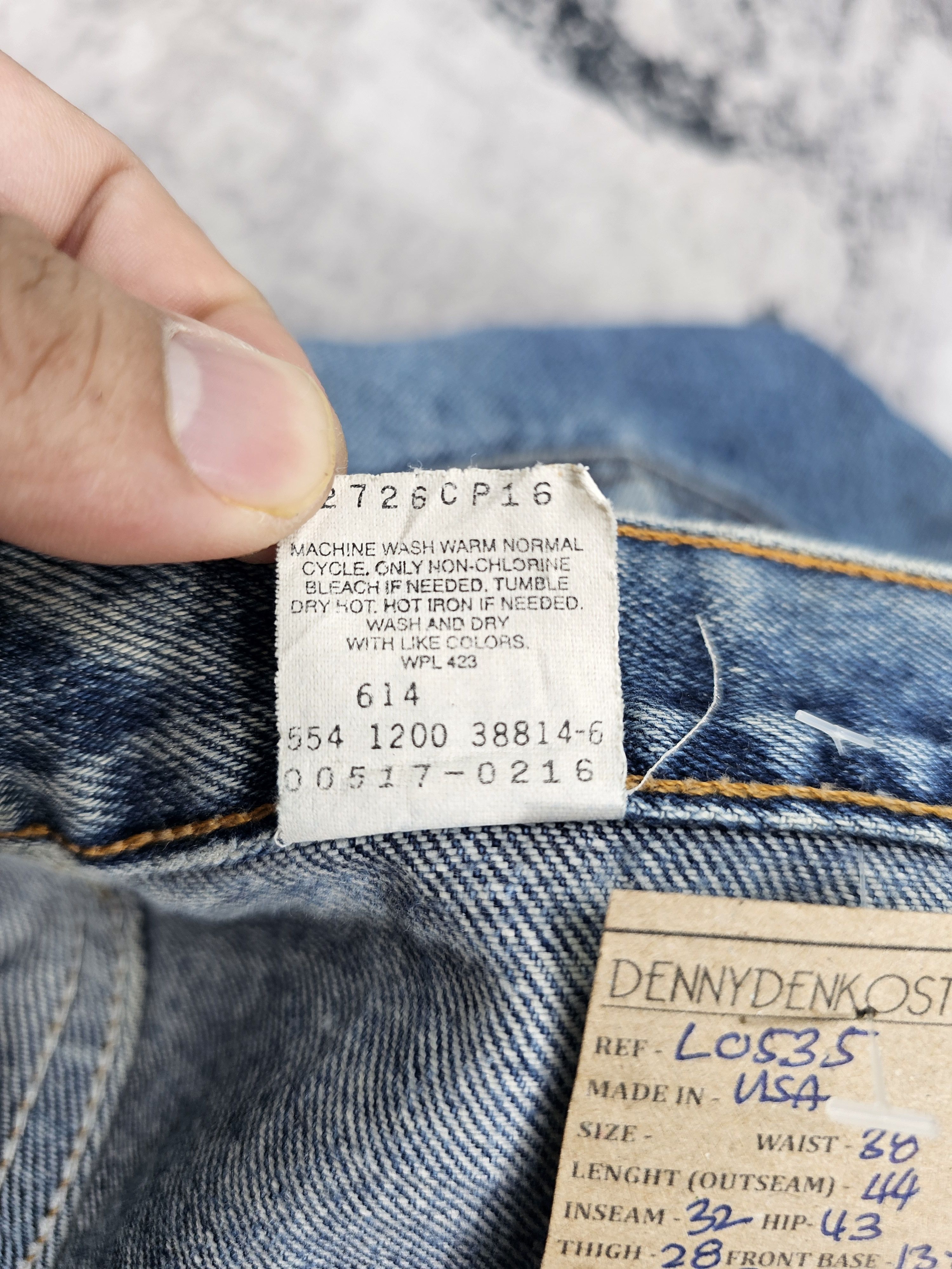 Levi's Vintage Clothing Vtg LEVIS 517 Boot Cut Flare Made In USA Ripped Jeans L0535 Size US 38 / EU 54 - 17 Thumbnail