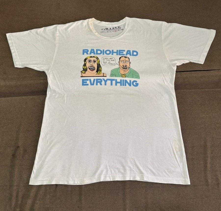 Band Tees Vtg Y2k Radiohead Everything Shirt oasis blur Size US L / EU 52-54 / 3 - 1 Thumbnail