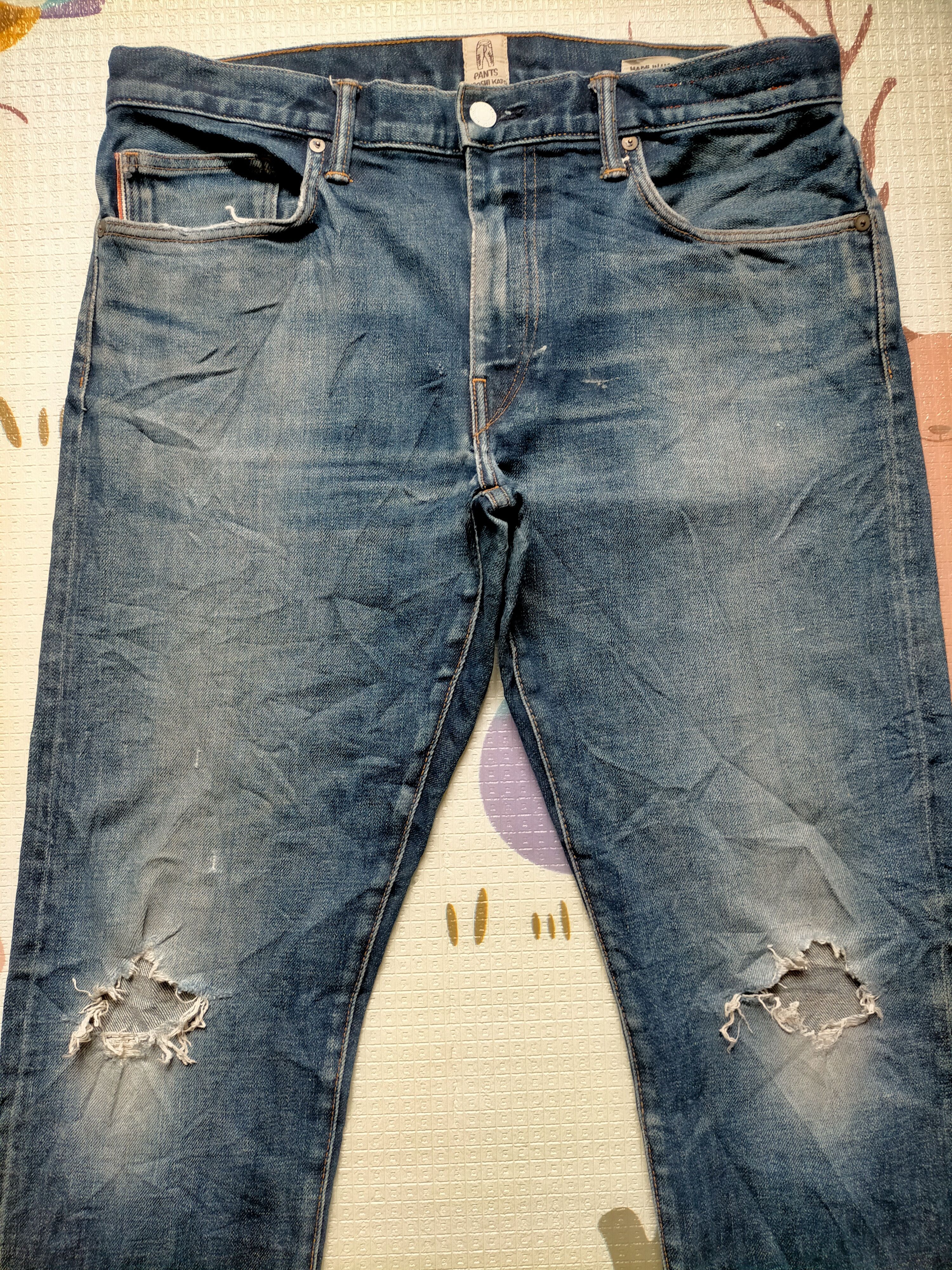 Hiroshi Kato Hiroshi Kato Denim Selvedge Slim Stretch Jeans Size US 34 / EU 50 - 4 Thumbnail
