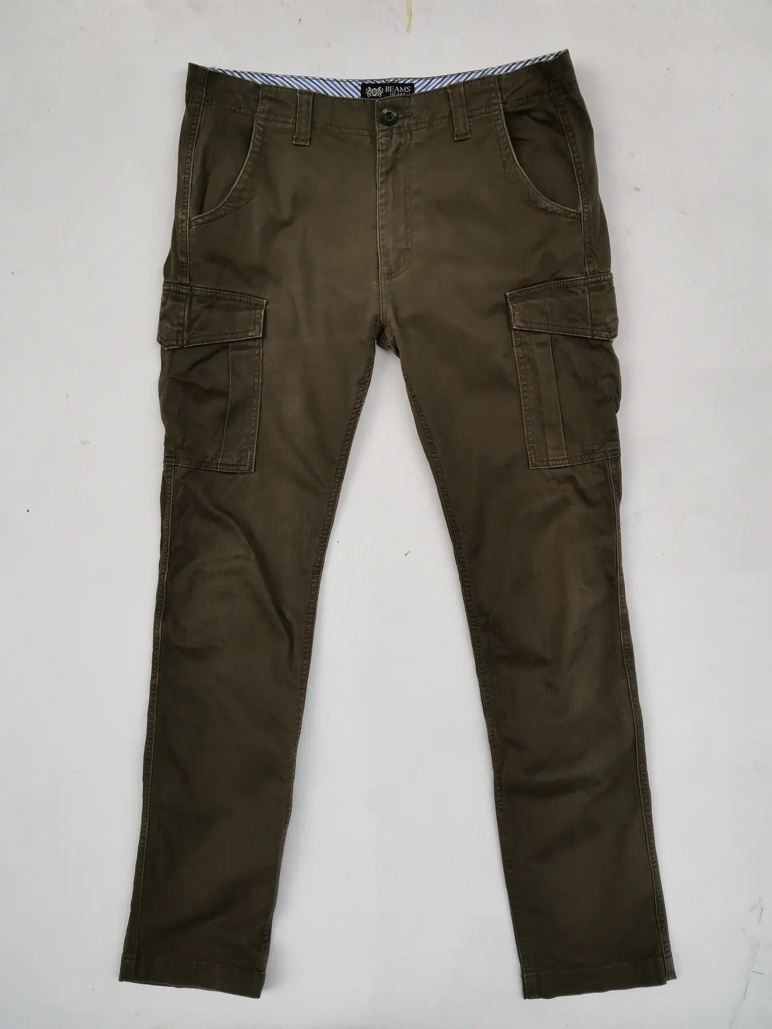 Rare!!! BEAMS Heart Tactical Cargo Multipocket Pants