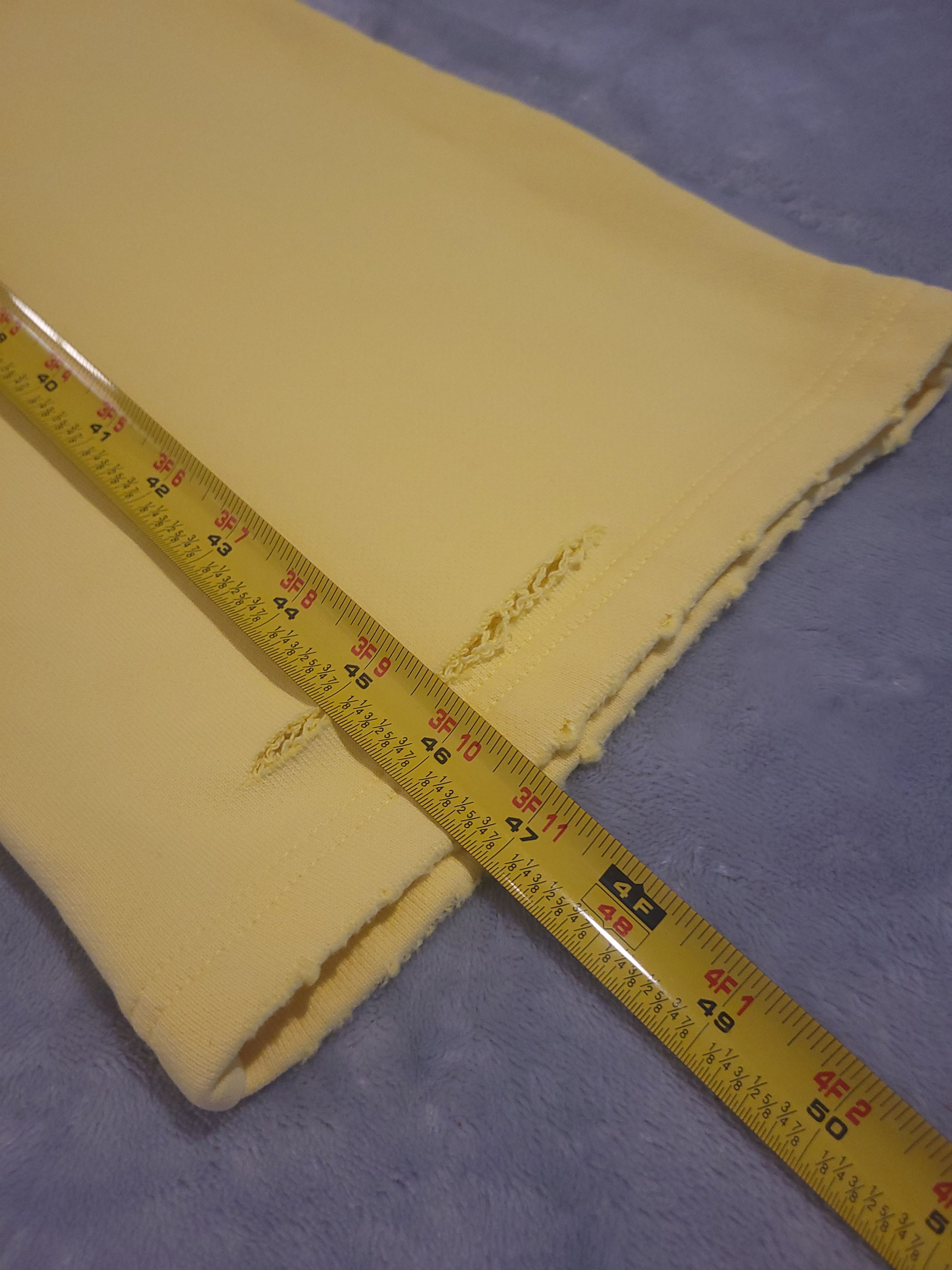 TRIPLE SEVENS Triple Sevens -Yellow Wide Leg Sweatpants- Mens Sz Med- BNWT Size US 30 / EU 46 - 18 Thumbnail