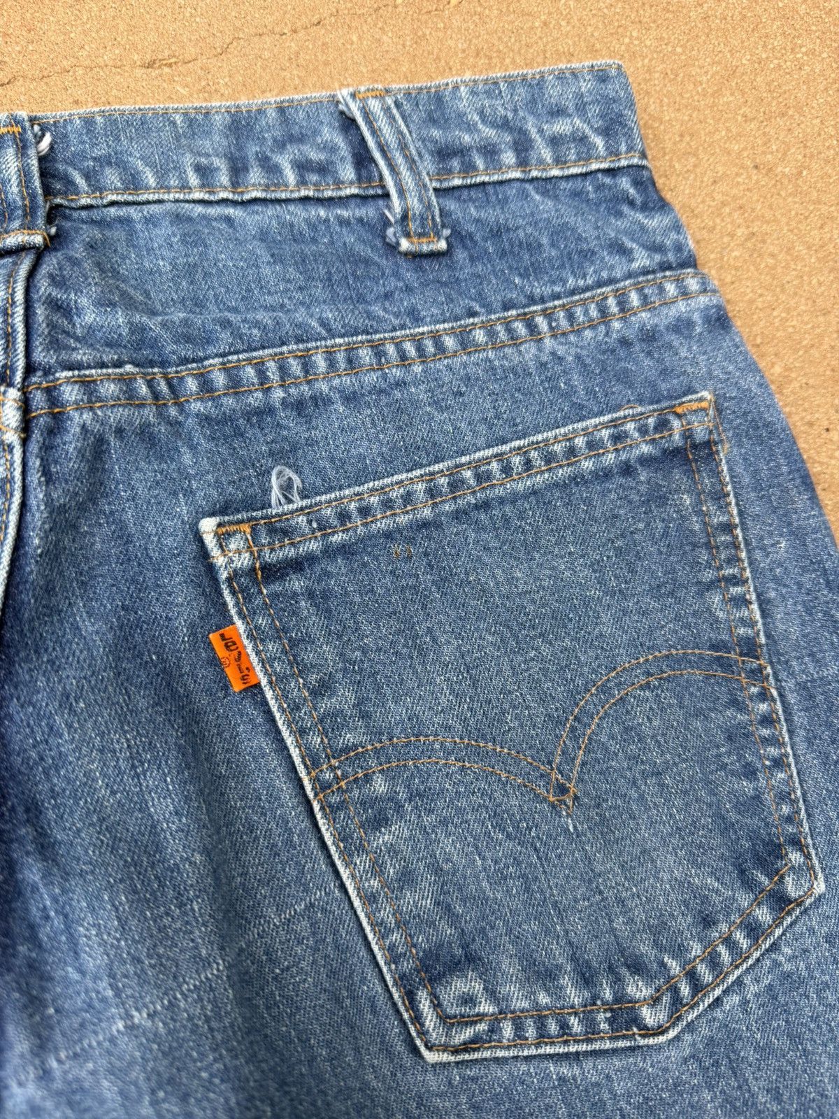 Levi's Vtg 70’s Levi’s 646 Orange Tab Bellbottom Flare Jeans 30x31 Size US 30 / EU 46 - 8 Thumbnail