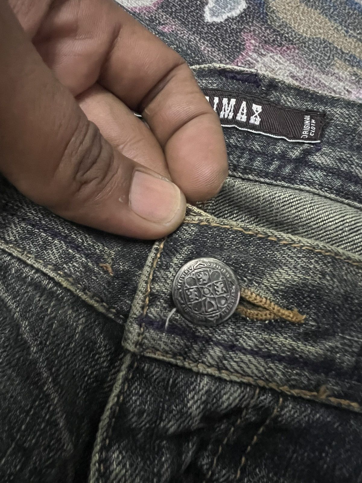 Japanese Brand × Vintage FLARED💥ULTIMAX DISTRESSED DENIM PANT Size US 34 / EU 50 - 9 Thumbnail