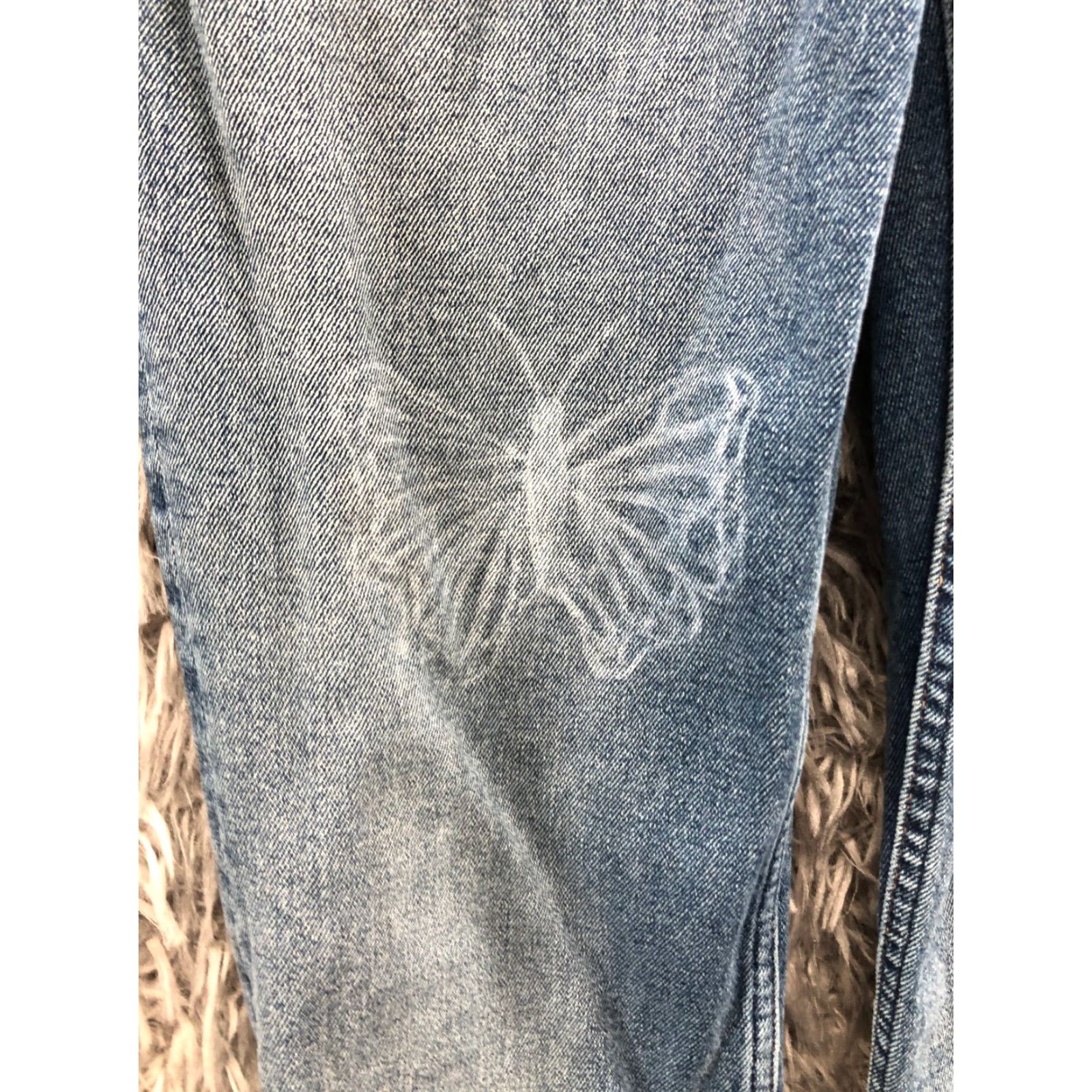 H&M H&M Skinny Jeans Size 28 Womens Mid Rise Dark Wash Blue Denim Accented Jeans 5-Pocket Belt Loops Zipper Button Logo Size 28" / US 6 / IT 42 - 5 Thumbnail