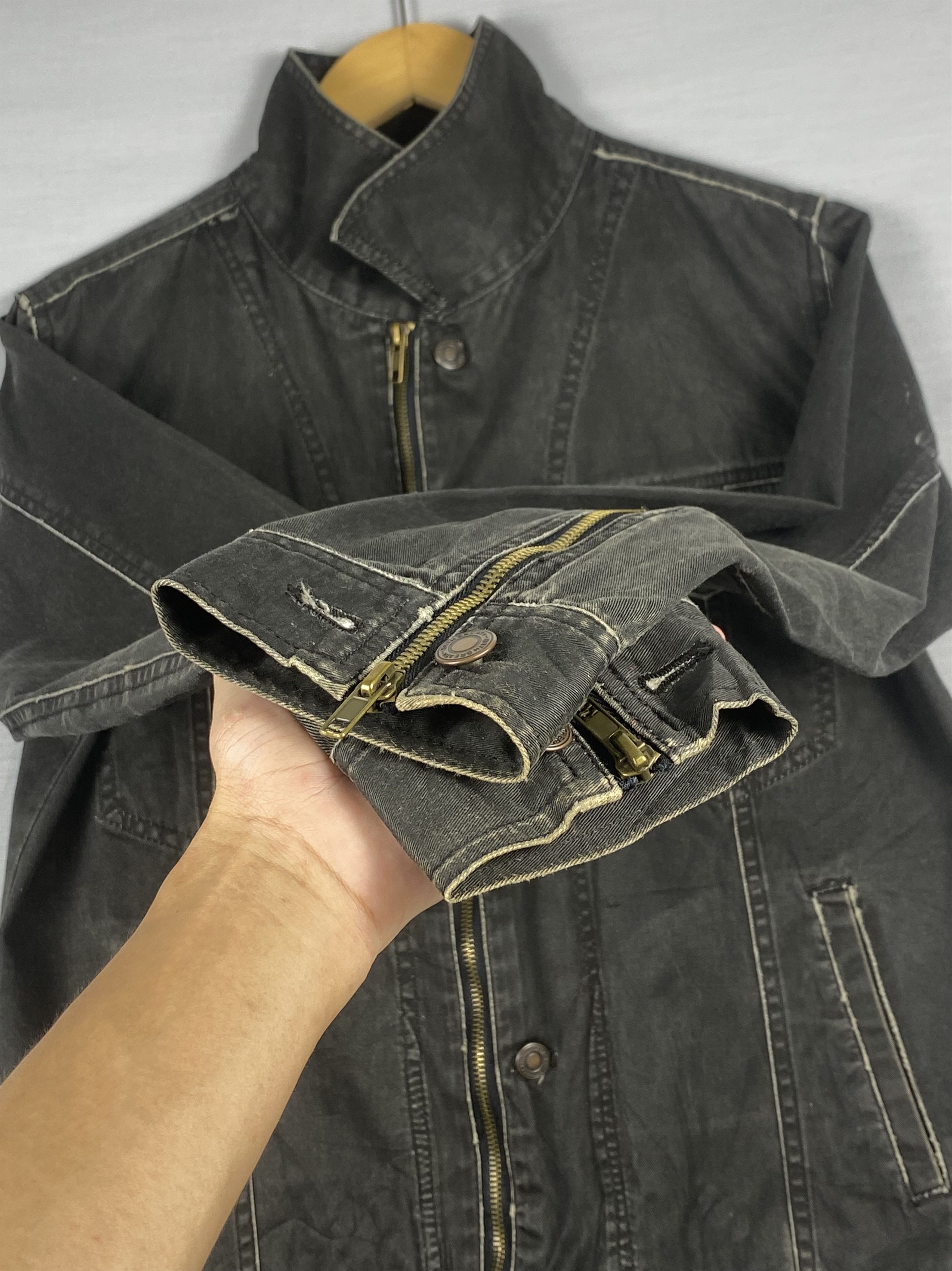 Japanese Brand Vintage Japanese Multi Pocket Plain Canvas Jacket Size US S / EU 44-46 / 1 - 4 Thumbnail
