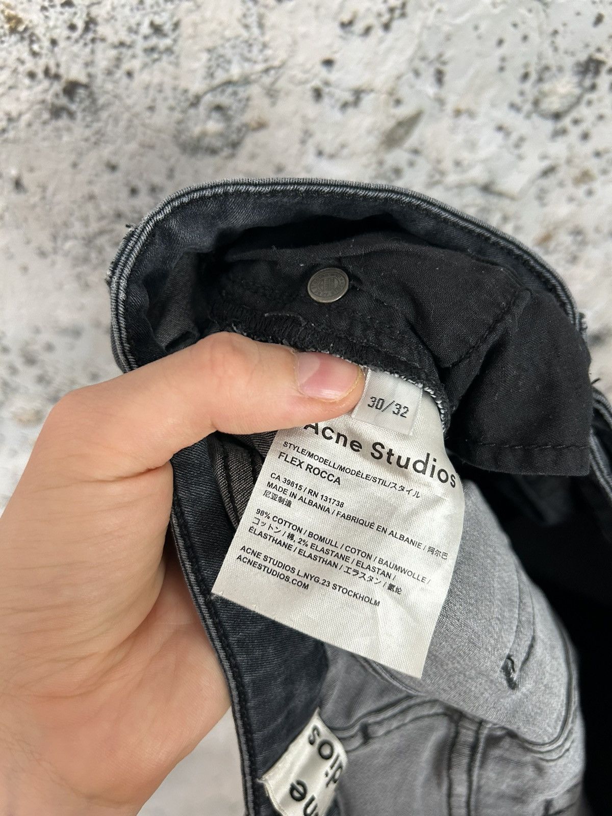Acne Studios Vintage Acne Studios Flex Rocca Denim Pants Designer Rare Size US 30 / EU 46 - 6 Thumbnail