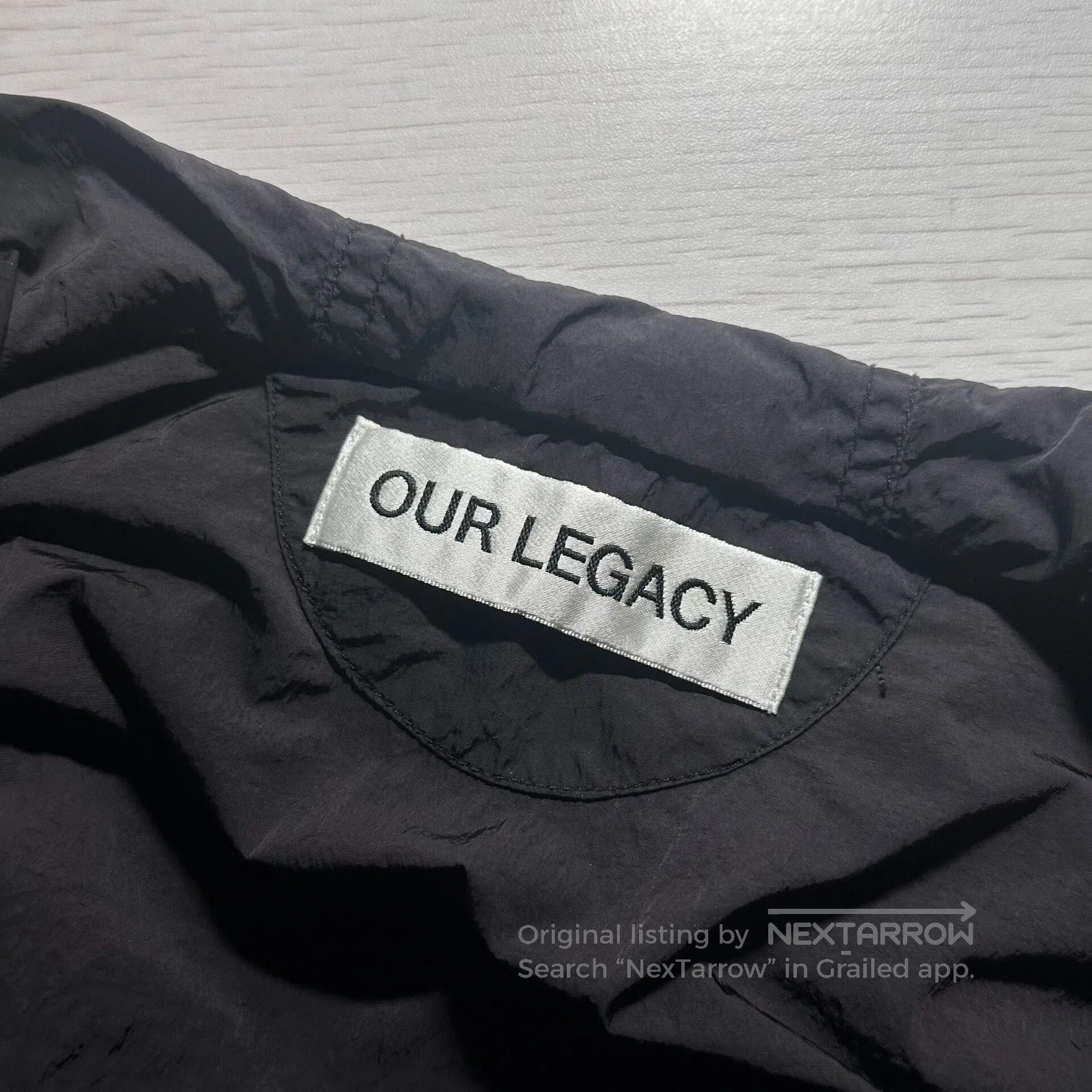 Our Legacy Our Legacy Running Jacket in Black. Size US M / EU 48-50 / 2 - 5 Thumbnail