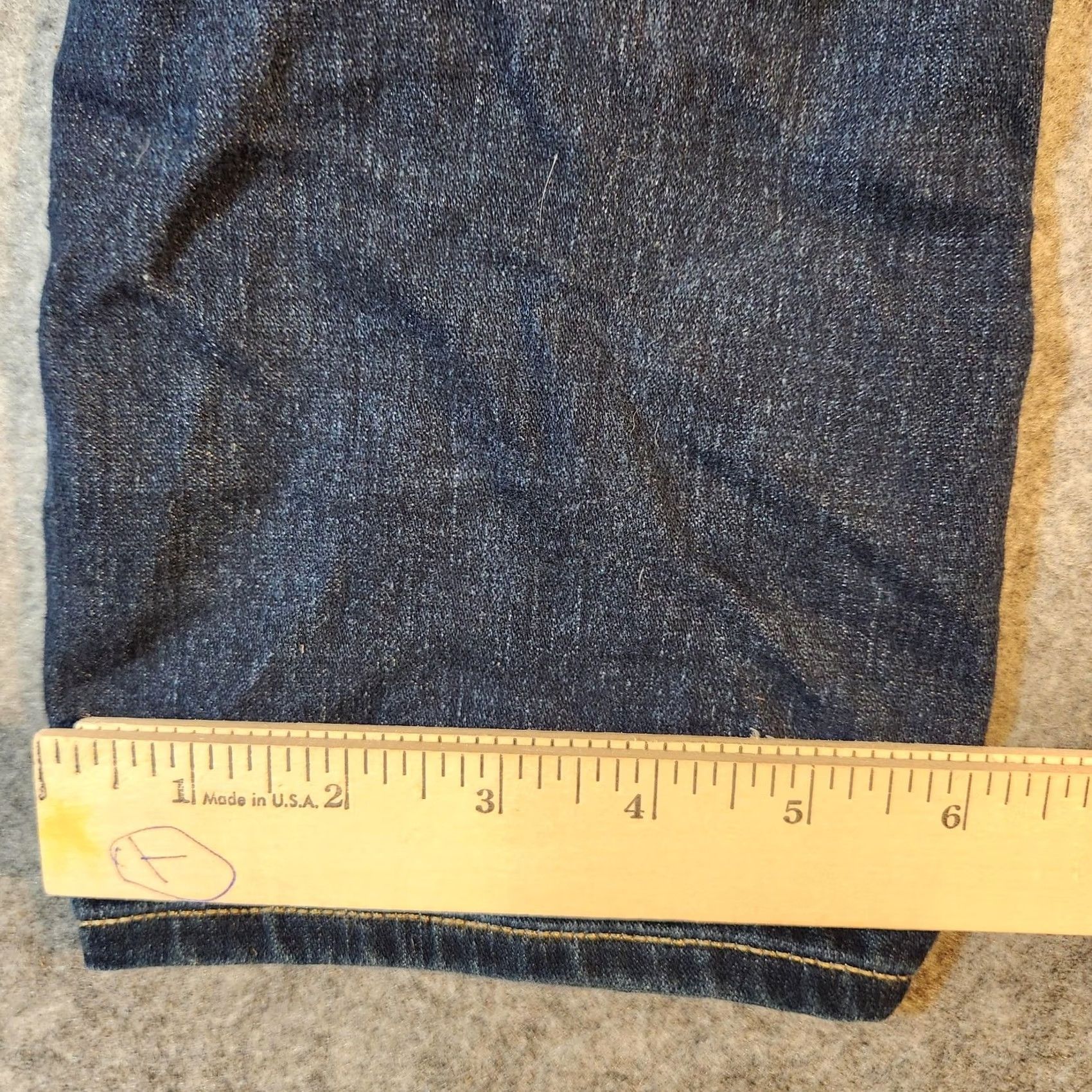 Paige VINTAGE? No. Paige Roxbury Crop Jeans Women 27 Blue Premium Denim Stretch Mid Rise W1140 Size 29" - 8 Thumbnail