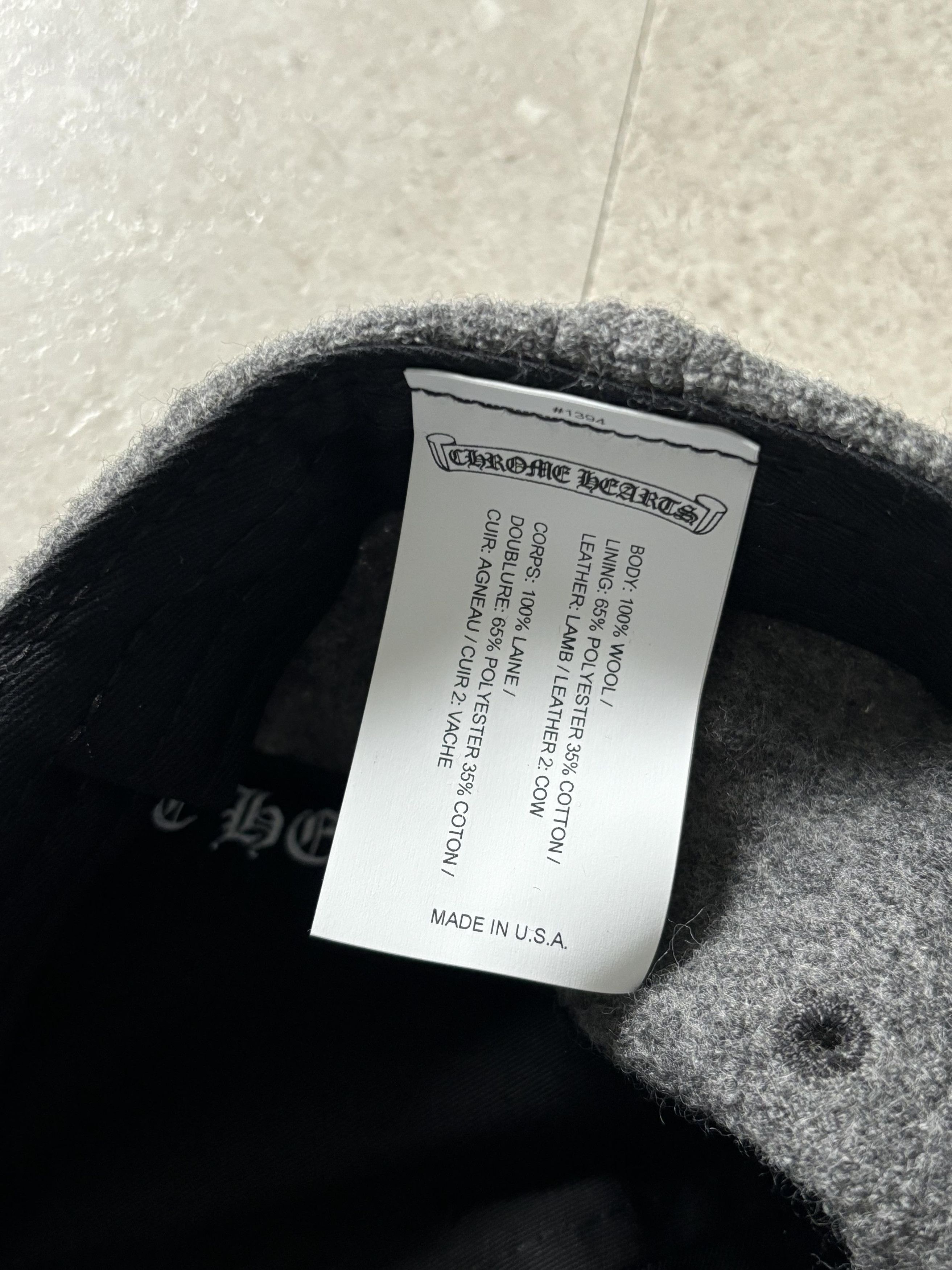 Chrome Hearts CHROME HEARTS CH Wool Hat Size ONE SIZE - 7 Thumbnail
