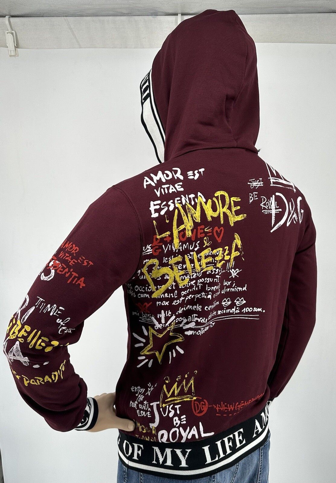 Dolce & Gabbana Size-46/S New Dolce&Gabbana Men's Sweatshirt Size US S / EU 44-46 / 1 - 2 Thumbnail
