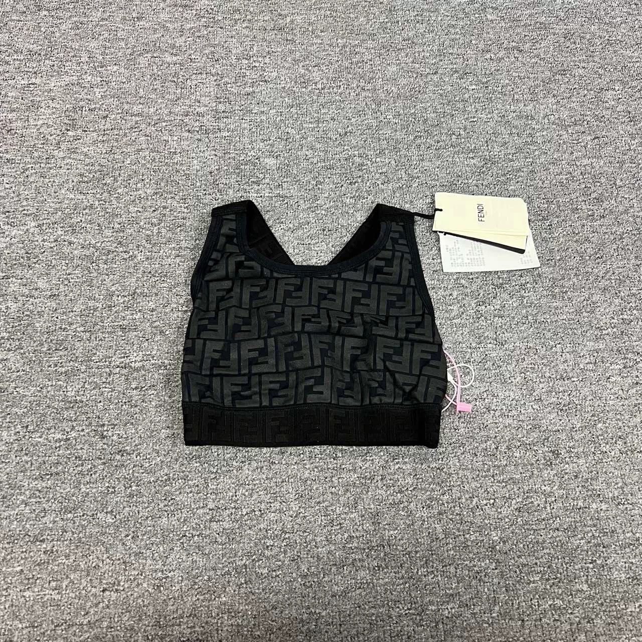 Fendi Fendi Women's Monogram Cross Tank Size XS / US 0-2 / IT 36-38 - 1 Thumbnail