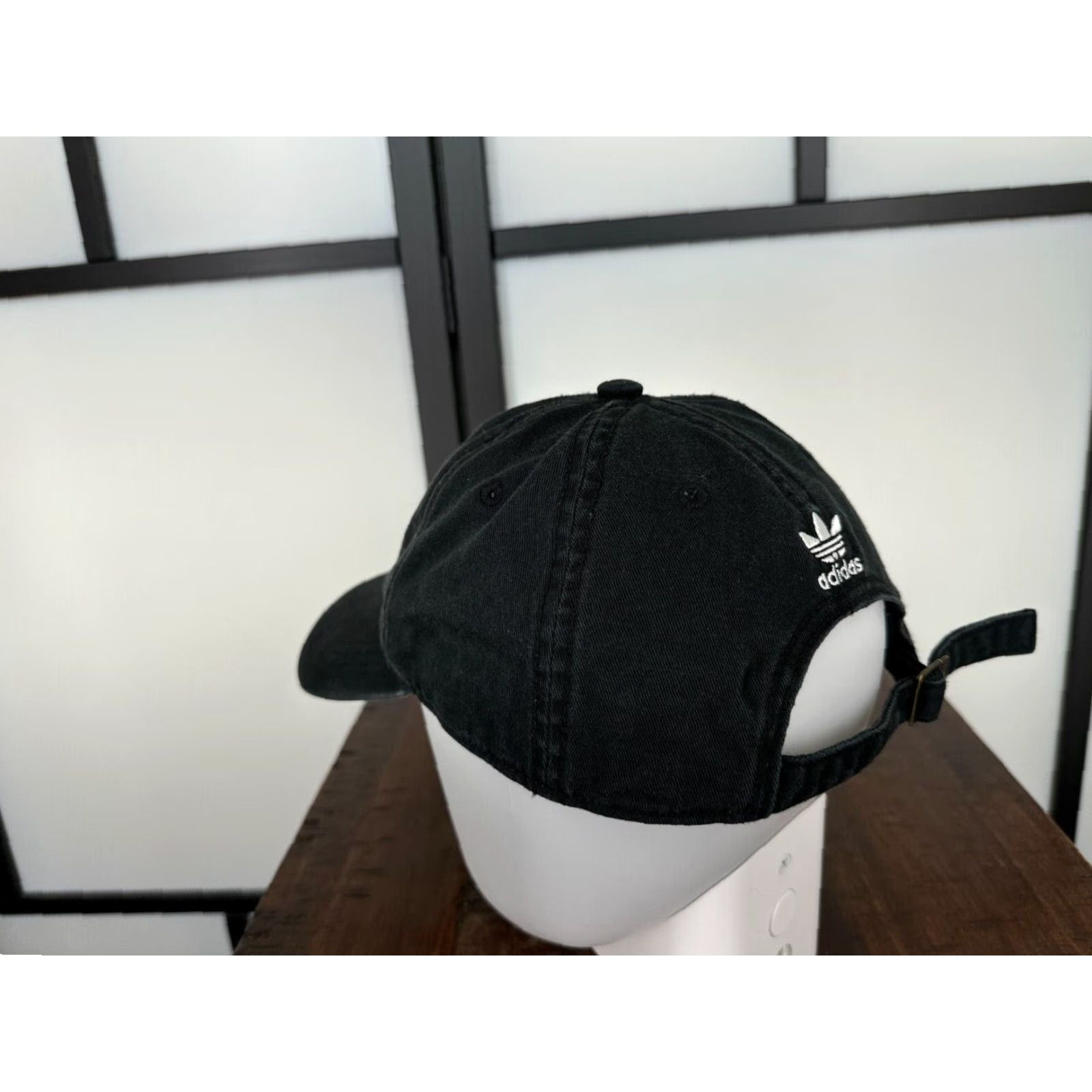 Adidas adidas Hat Cap Strap Back Adult One Size Black Cotton Twill Embroidered Baseball Cap Logo Adjustable Men Mens Size ONE SIZE - 5 Thumbnail