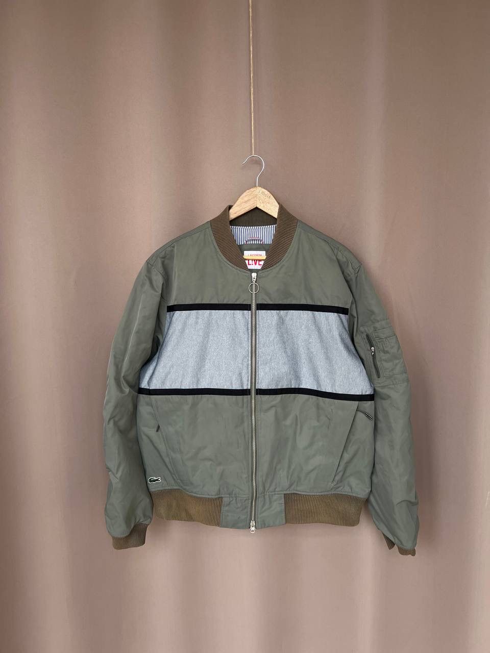 Lacoste Lacoste Live Bomber Mens Size 54 Full Zip Jacket Size US L / EU 52-54 / 3 - 1 Thumbnail