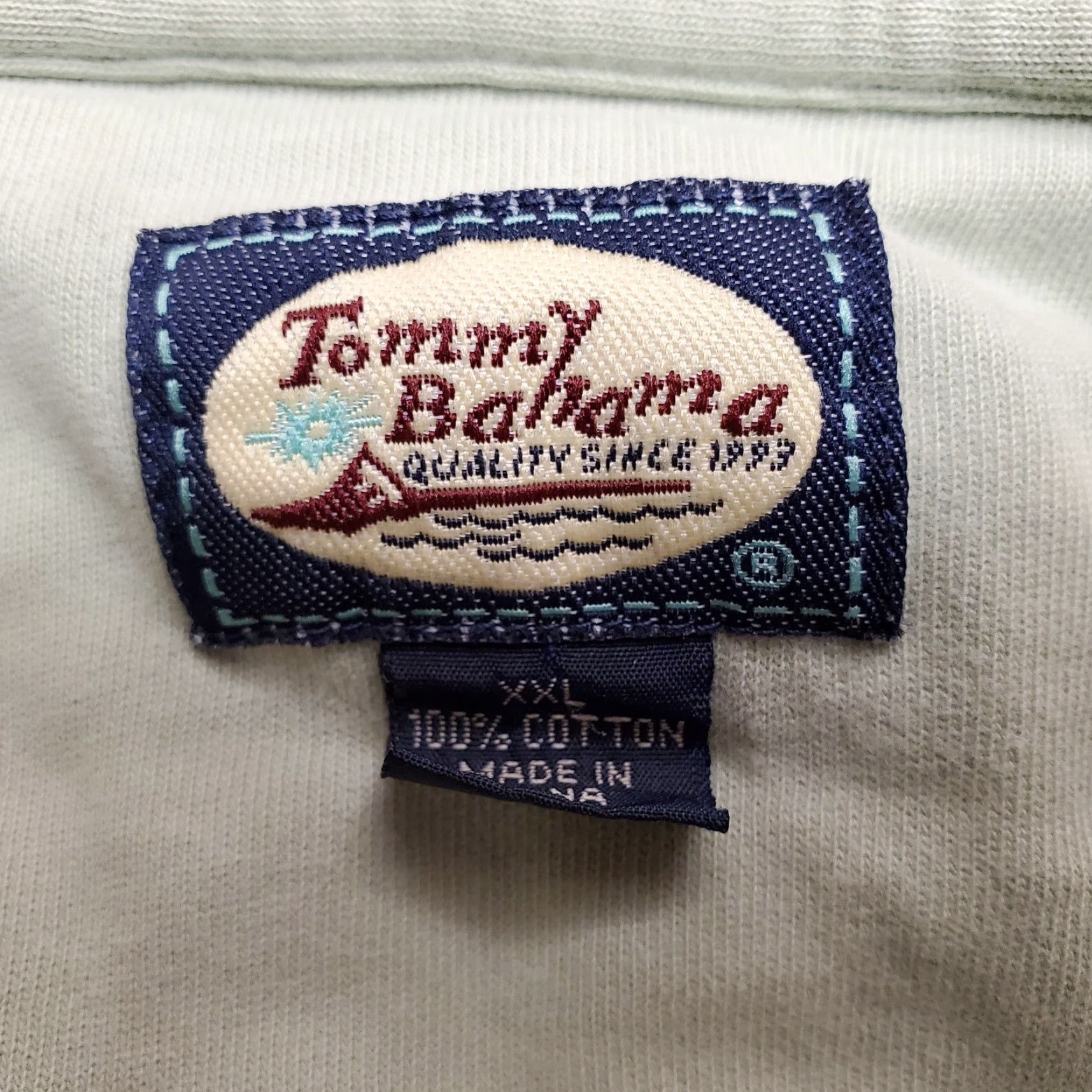 Tommy Bahama VINTAGE Tommy Bahama Shirt Mens 2XL Polo Green 100% Cotton Casual Golf Summer Dad Embroidered Logo Short Sleeve Button Collared Knit Fabric Mens Size US XXL / EU 58 / 5 - 7 Thumbnail