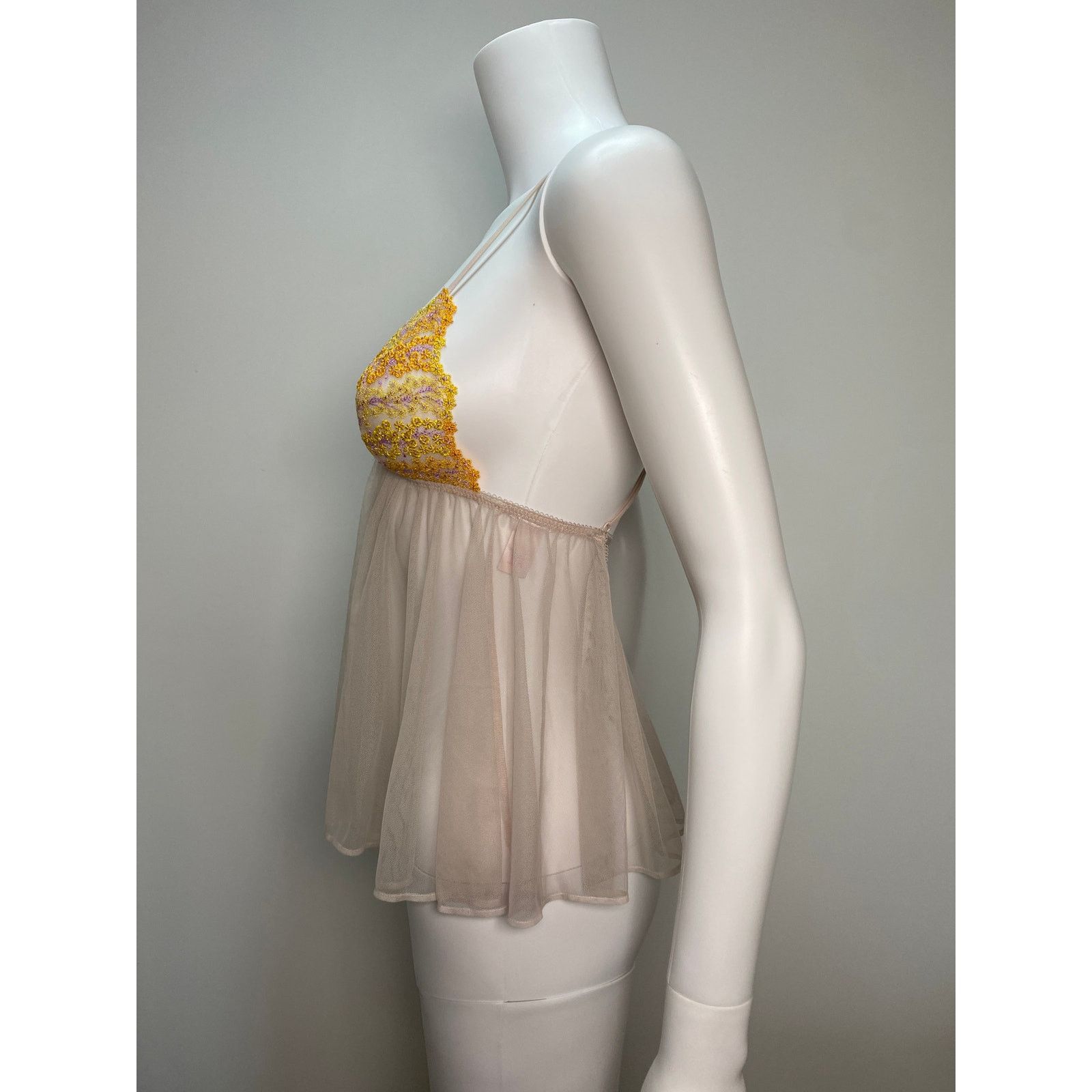 Victoria's Secret Victoria's Secret Sheer Mesh Babydoll Top – Small Size S / US 4 / IT 40 - 5 Thumbnail