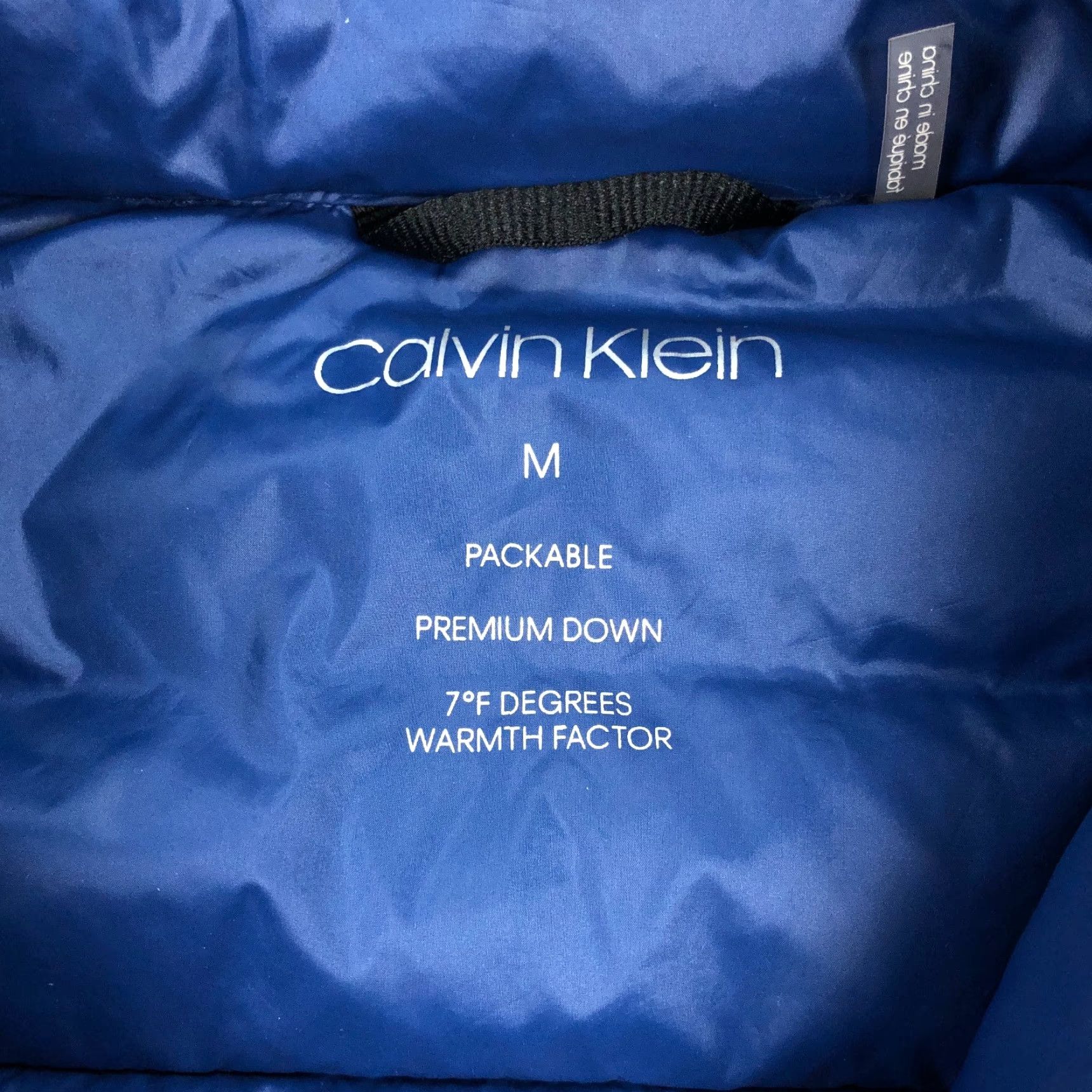 Calvin Klein Calvin Klein Down Jacket Womens M Premium Packable Quilted Hooded Full Zip Blue M CK Outdoors Winter Fall Womens Size M / US 6-8 / IT 42-44 - 4 Thumbnail