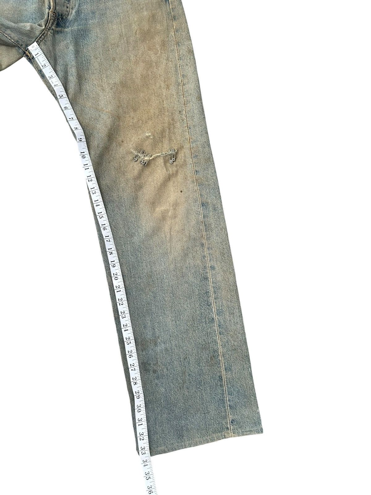 Kapital Thrashed Vintage Edwin 505X Selvedge Rusty Denim Jeans Size US 33 - 25 Thumbnail