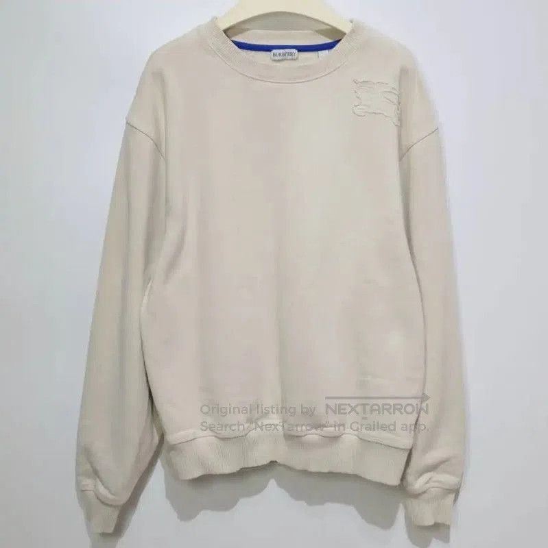 Burberry Burberry Beige Cotton Women's Sweatshirt. Size M / US 6-8 / IT 42-44 - 1 Thumbnail