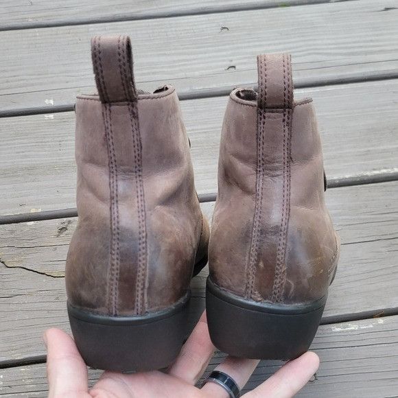 Other Bogs Kristina Lace Up Brown Leather Waterproof Distressed Hi Size US 9.5 / IT 39.5 - 4 Thumbnail