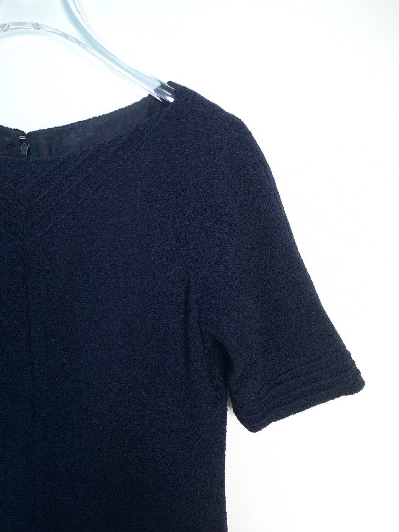Chanel Chanel Round Neck Tweed Short Sleeve Dress Size XS / US 0-2 / IT 36-38 - 3 Thumbnail