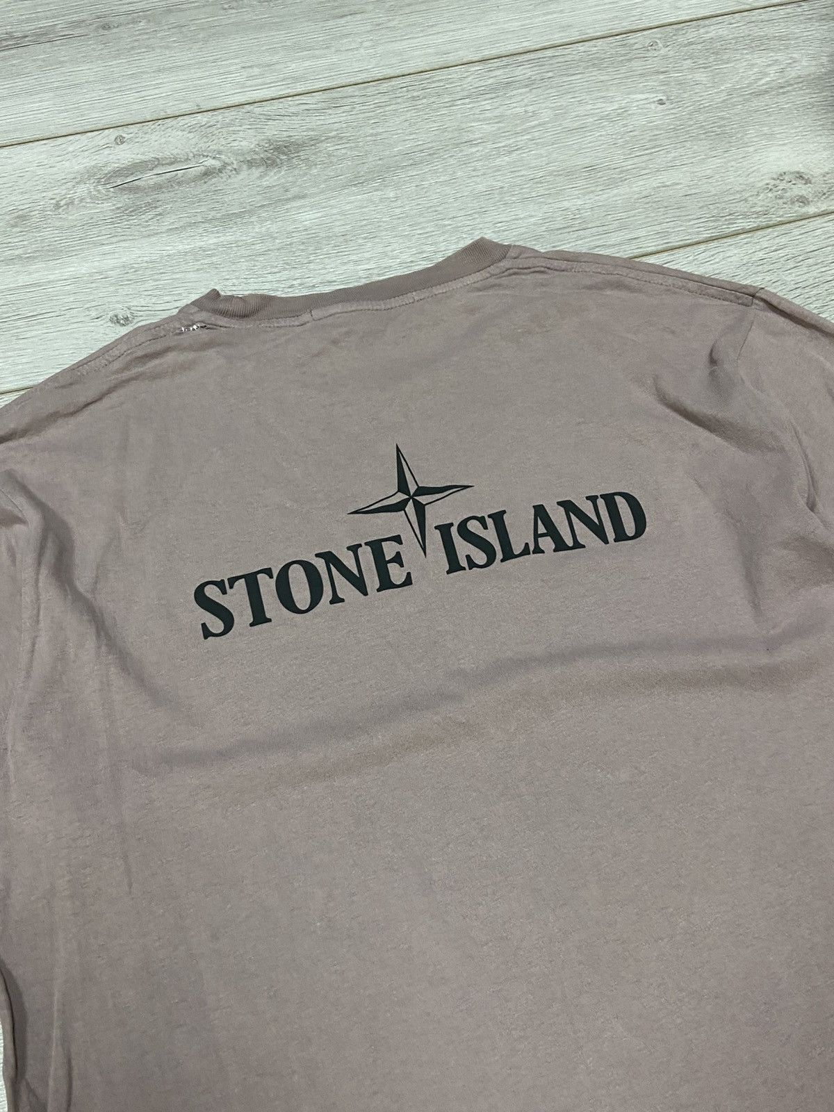 Stone Island Stone Island big logo reflective vintage distressed shirt Size US S / EU 44-46 / 1 - 11 Thumbnail