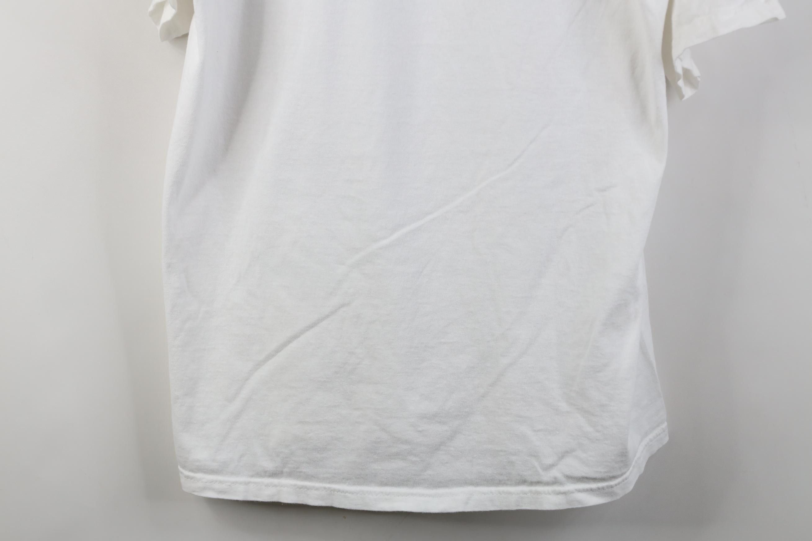 Adidas Vintage 90s Adidas Basketball Sketch T-Shirt White Cotton Size US M / EU 48-50 / 2 - 3 Thumbnail