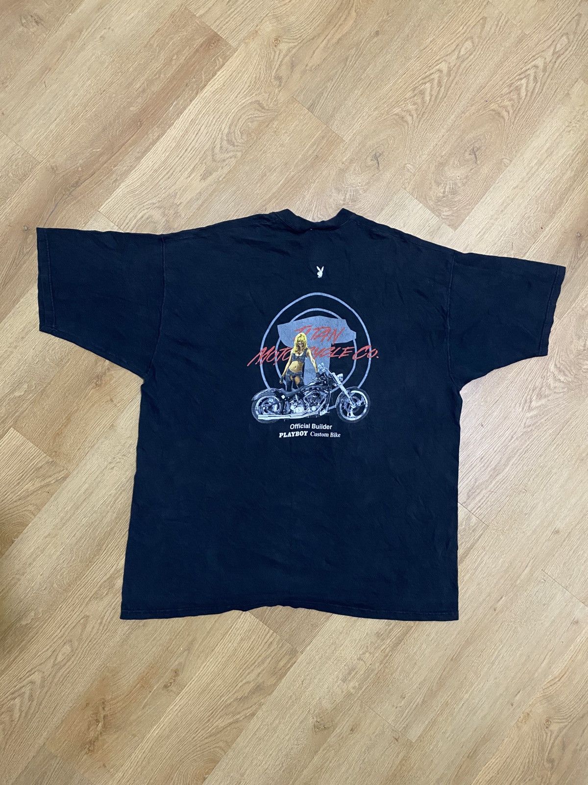 Harley Davidson VeryRare!!Vintage 1998 TITAN MOTORCYCLE CO. X PLAYBOY CUSTOM Size US XXL / EU 58 / 5 - 3 Thumbnail