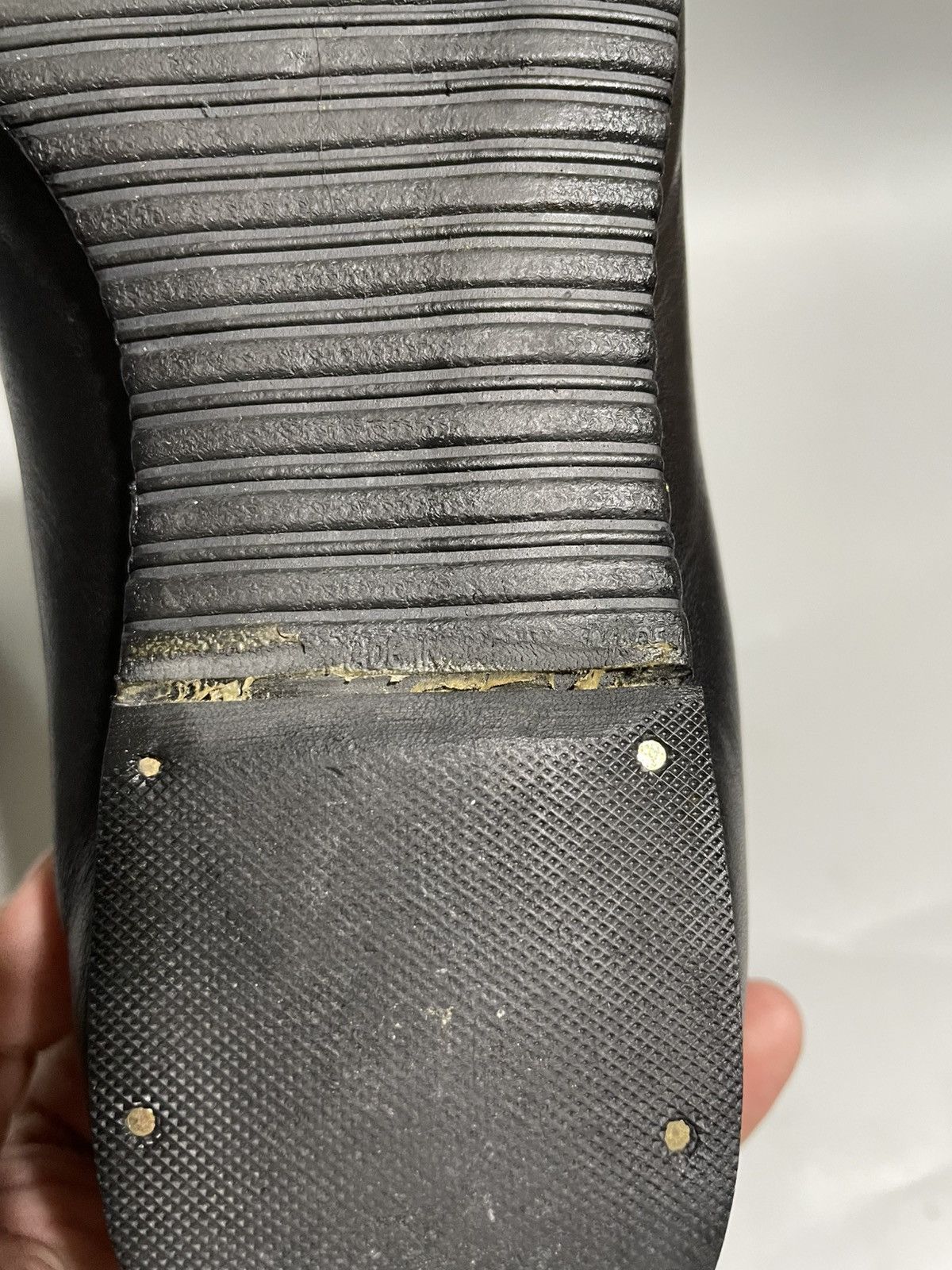 Yohji Yamamoto Yohji Yamamoto Black Leather Slip-On Shoes Size US 6.5 / EU 39-40 - 9 Thumbnail