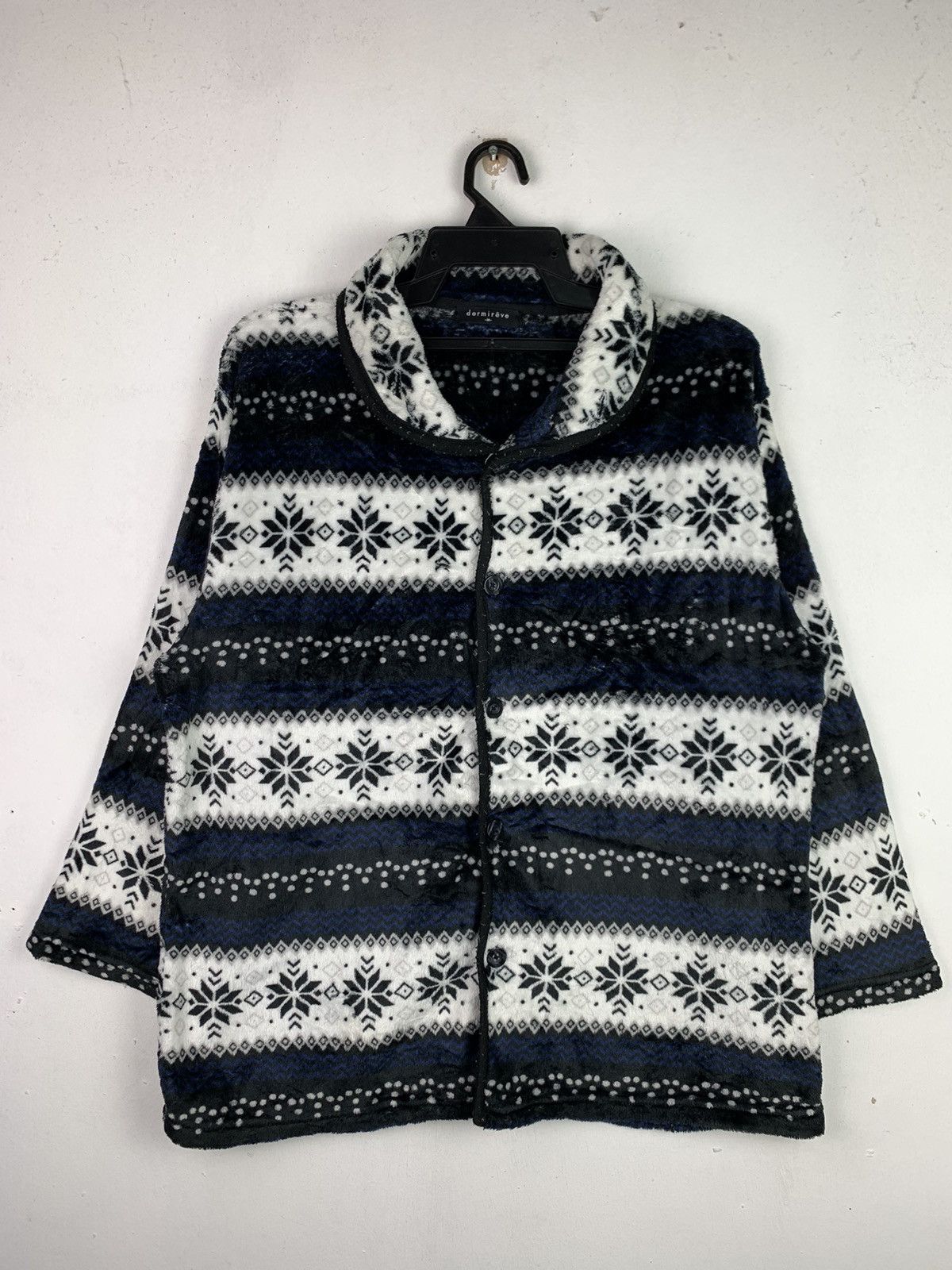 Japanese Brand × Vintage Vintage Fleece Aztec Pattern Jacket Size US M / EU 48-50 / 2 - 1 Thumbnail