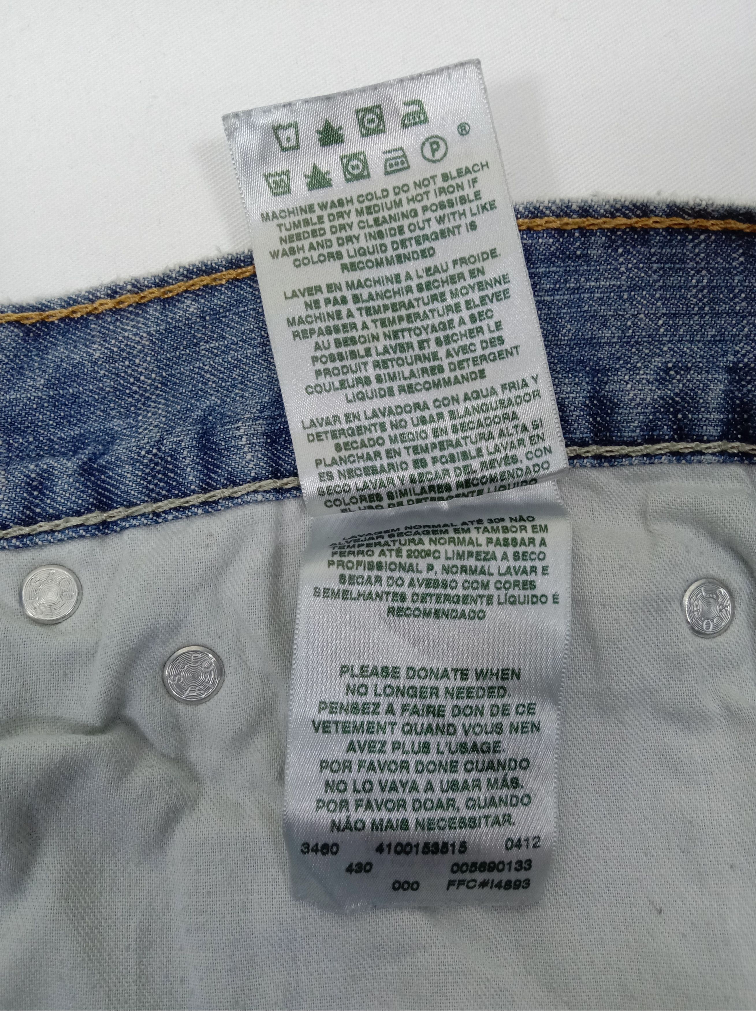 Levi's Vintage Levi's 569 Jeans Relaxed Fit Denim Size US 34 / EU 50 - 11 Thumbnail