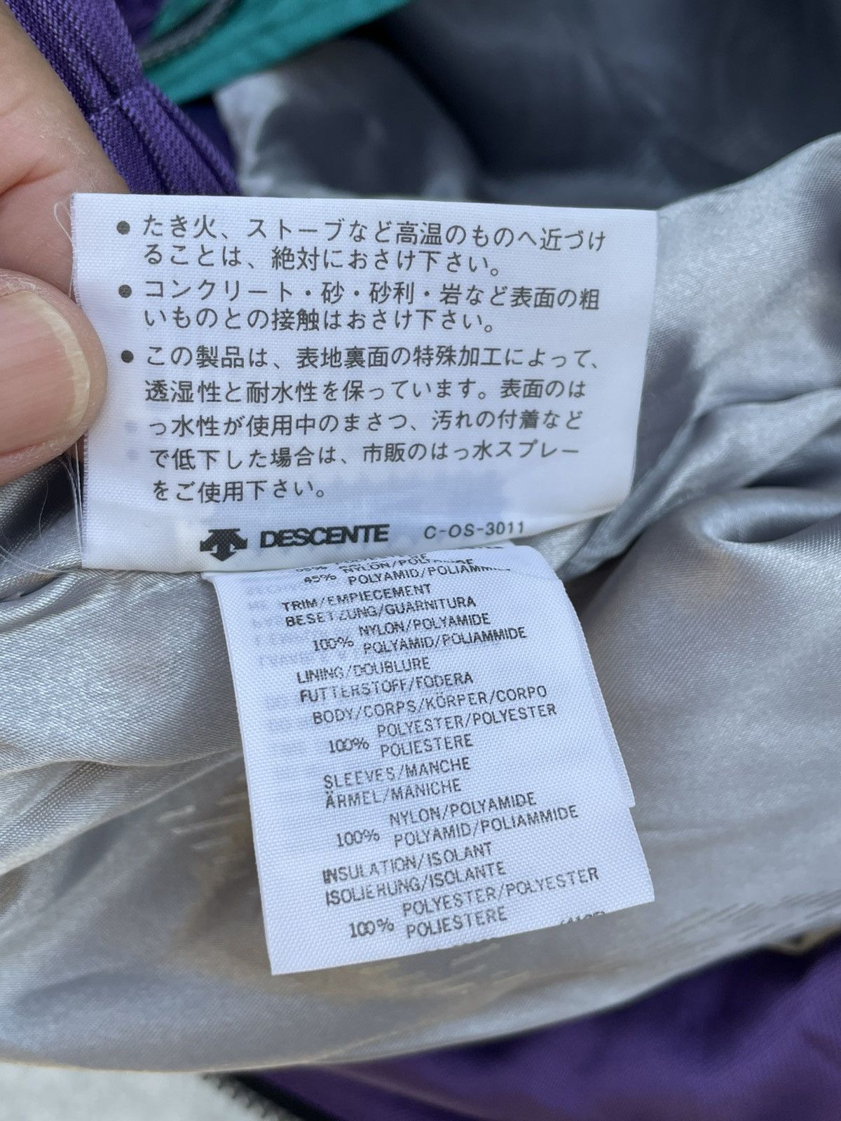 Descente Vintage 90s Descente Spain Ski Team Down Jacket Made n Japan Size US S / EU 44-46 / 1 - 20 Thumbnail