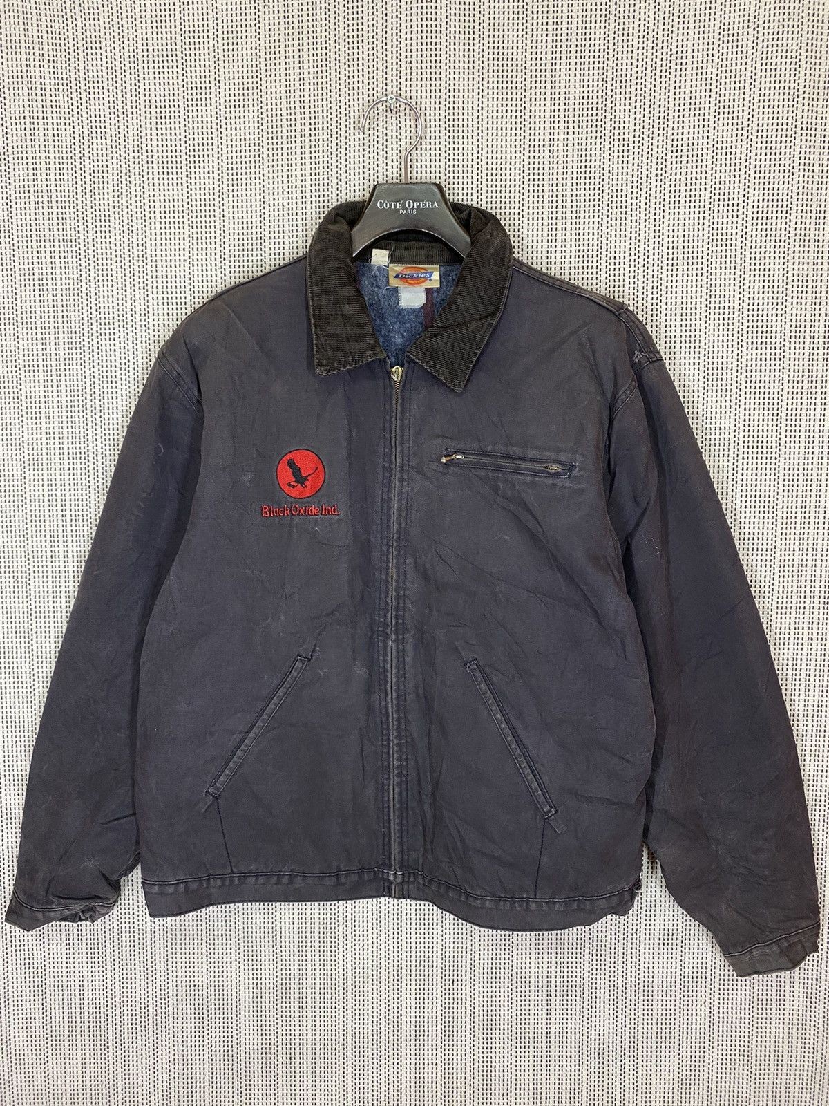 Dickies ‼️VINTAGE BLACK FADED DICKIES DETRIOT BLANDKED LINED JACKET ‼️ Size US XL / EU 56 / 4 - 1 Thumbnail