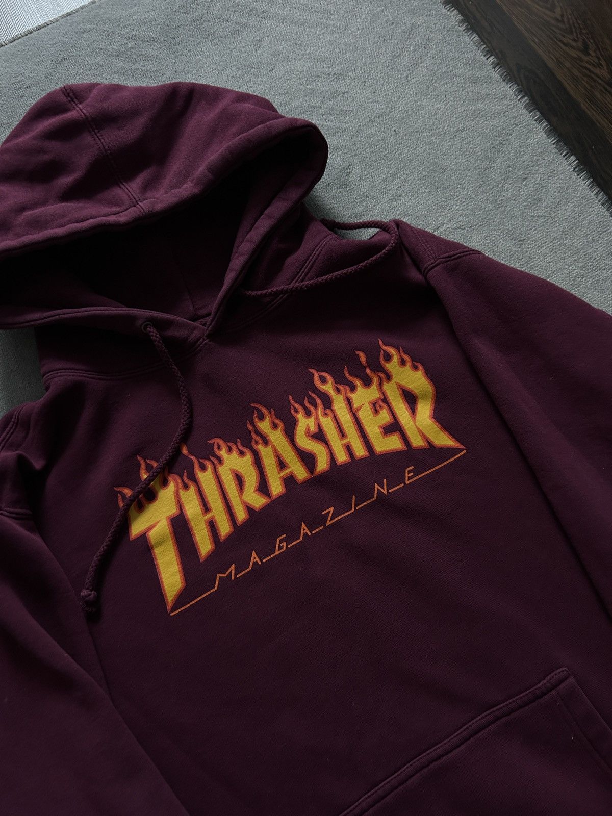 Thrasher × Vintage Thrasher hype y2k streetwear style sk8 hoodie Size US M / EU 48-50 / 2 - 3 Thumbnail