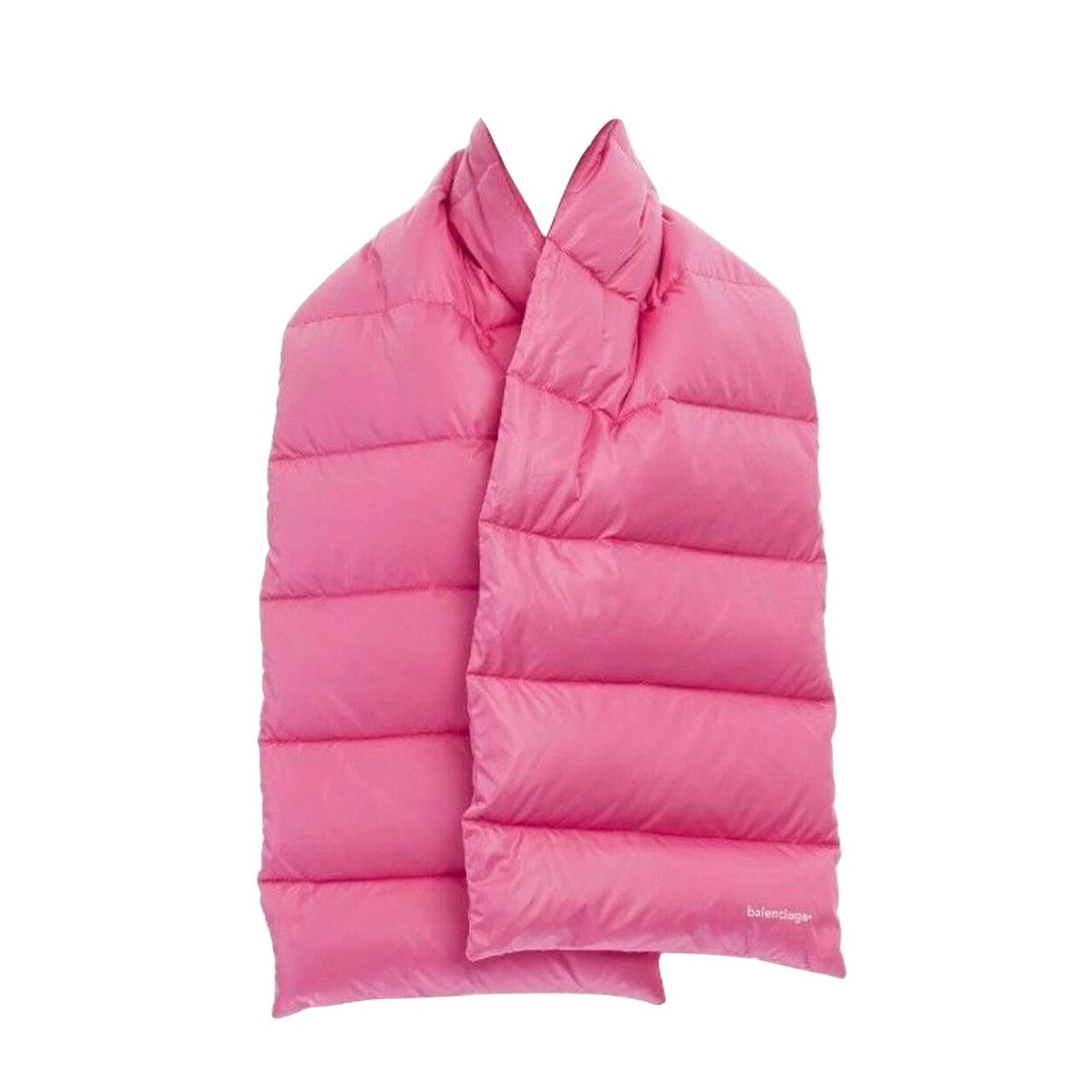 Balenciaga 🔴 Balenciaga Puffer Down Scarf - Pink Size ONE SIZE - 8 Thumbnail
