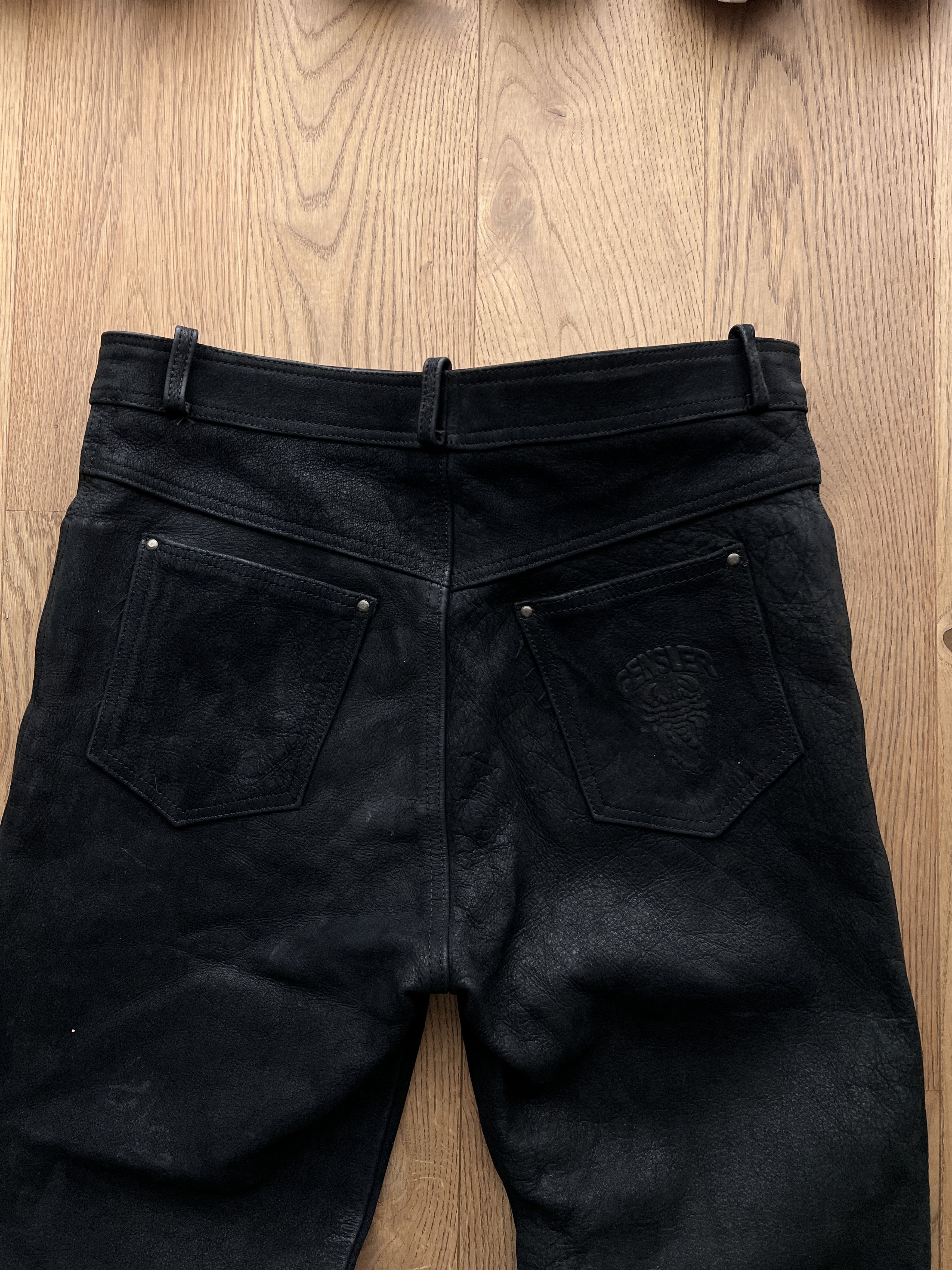 If Six Was Nine Vintage 00s soft real leather pants avant garde opium style Size US 32 / EU 48 - 11 Thumbnail