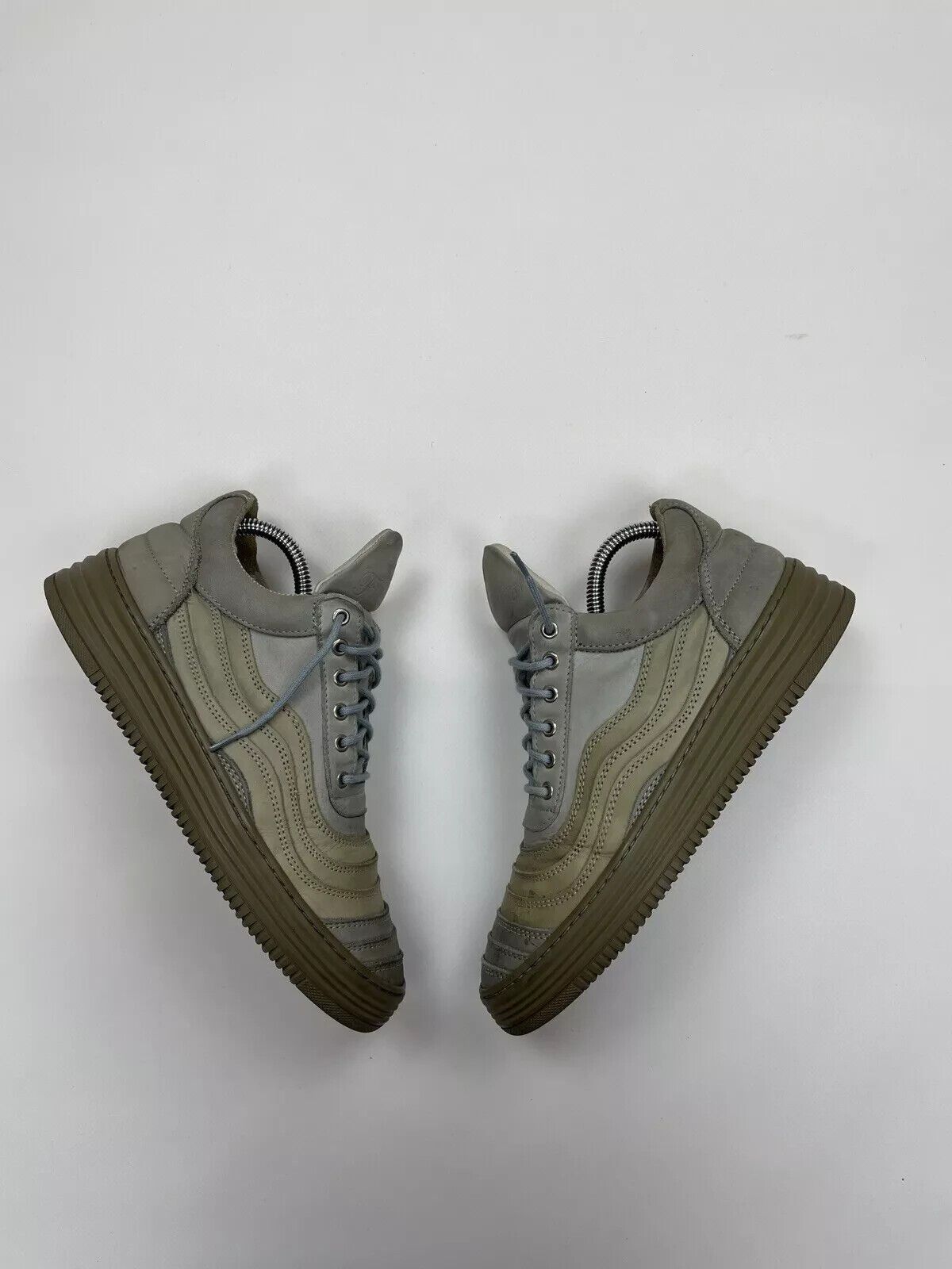 Filling Pieces Filling Pieces Low Top Sneaker Womens Green Blue size 38 Size US 8 / IT 38 - 1 Thumbnail