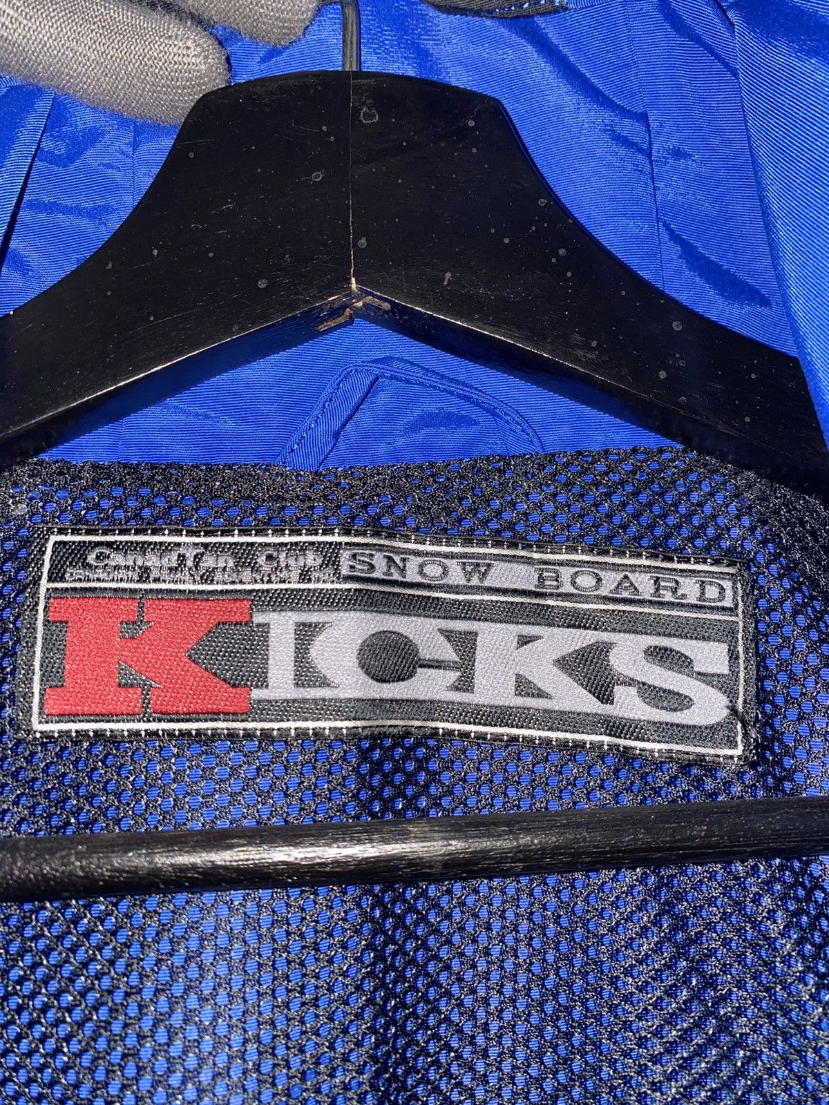 Kicks On Fire Vintage KICKS Snowboard Anorak Jacket Blue Japanese Outdoor Size US L / EU 52-54 / 3 - 9 Thumbnail