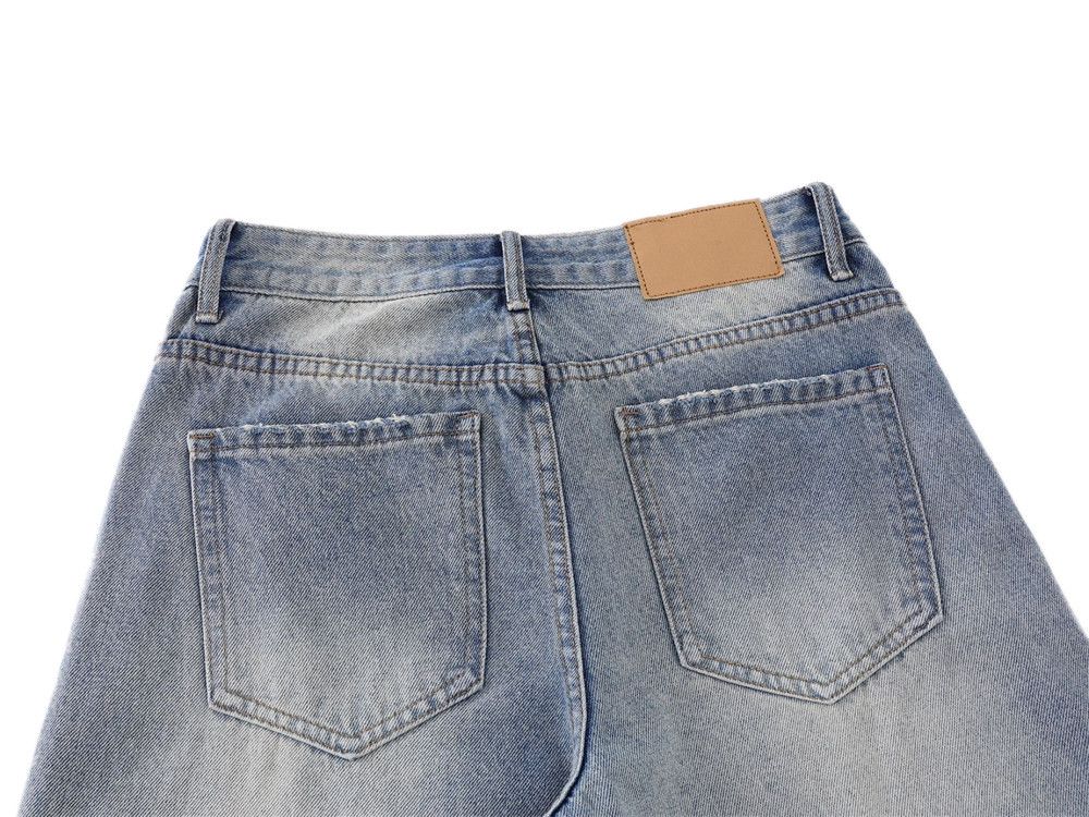 Japanese Brand × Jean Men's retro punk washed loose straight distressed jeans y2k Size US 32 / EU 48 - 4 Thumbnail