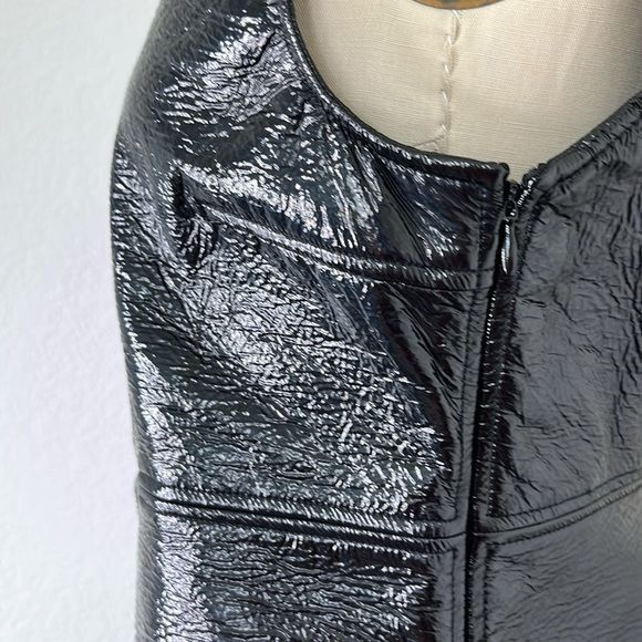 Courreges Courreges Cutout Vinyl Shift Dress Size L / US 10 / IT 46 - 5 Thumbnail
