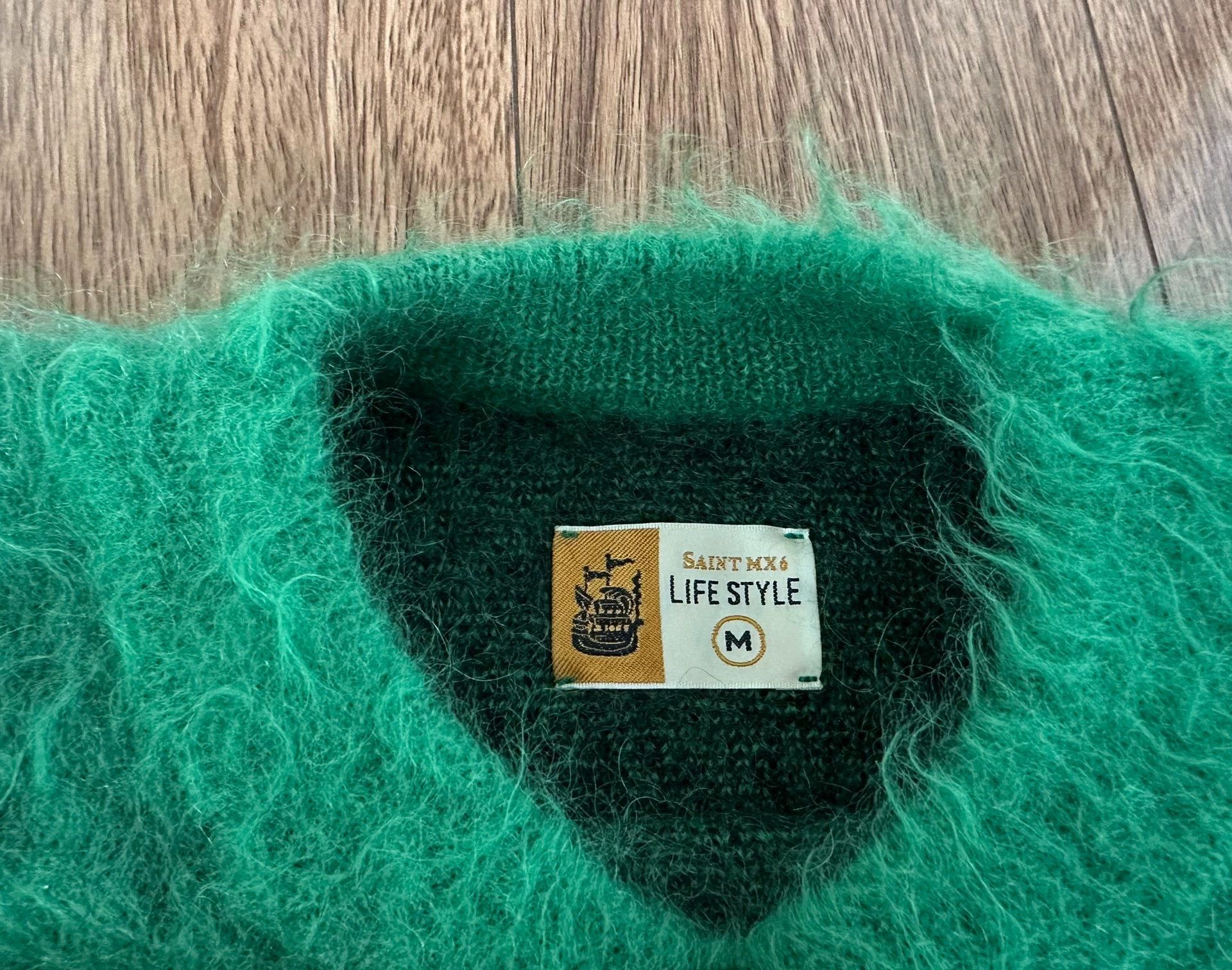 Saint Michael SAINT MICHAEL 23AW crew neck knit sweater Jimin M Size US M / EU 48-50 / 2 - 3 Thumbnail