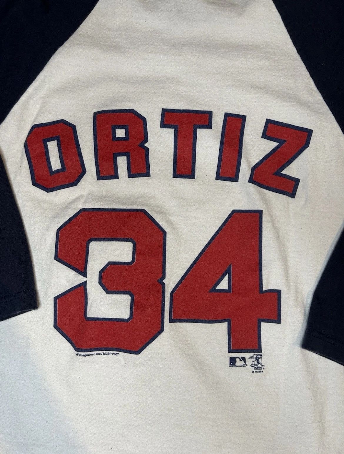 MLB Vintage David Ortiz 3 Quarter Sleeve Shirt Size Large Preown Size US L / EU 52-54 / 3 - 5 Thumbnail