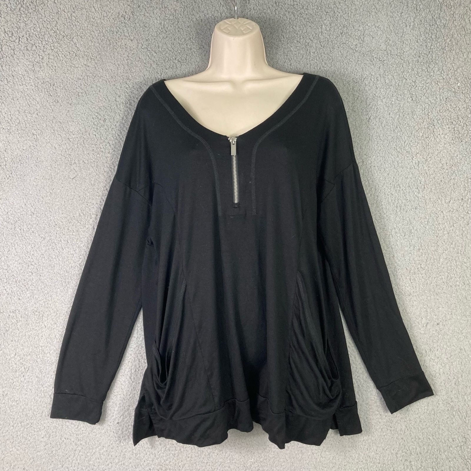 Other Cable & Gauge Black Blouse Viscose Spandex L Size L / US 10 / IT 46 - 4 Thumbnail