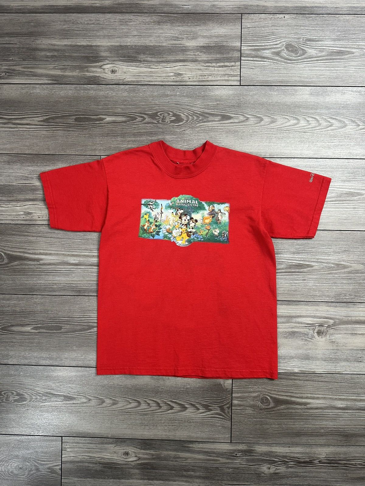 Disney × Vintage Vintage 90’s Disney World Animal Kingdom T Shirt Size US S / EU 44-46 / 1 - 1 Thumbnail