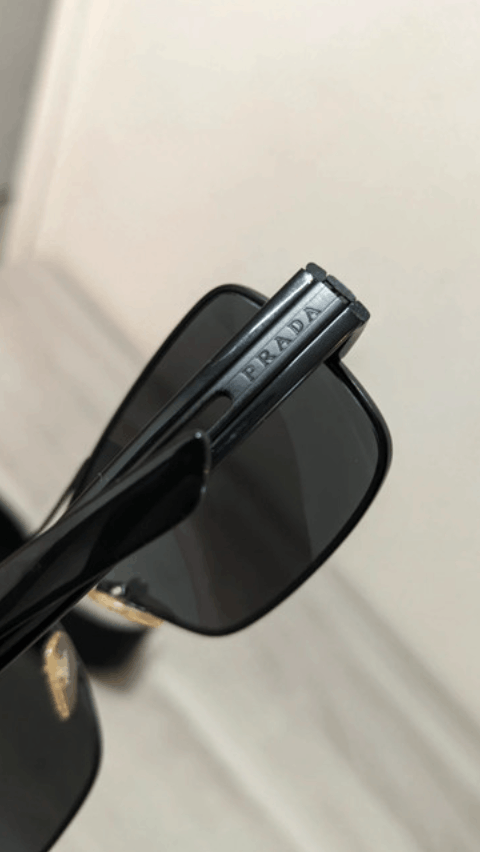 Prada × Vintage PRADA Sunglasses SPR 54I Star Sport Metal Shield Oval Wrap Size ONE SIZE - 7 Thumbnail