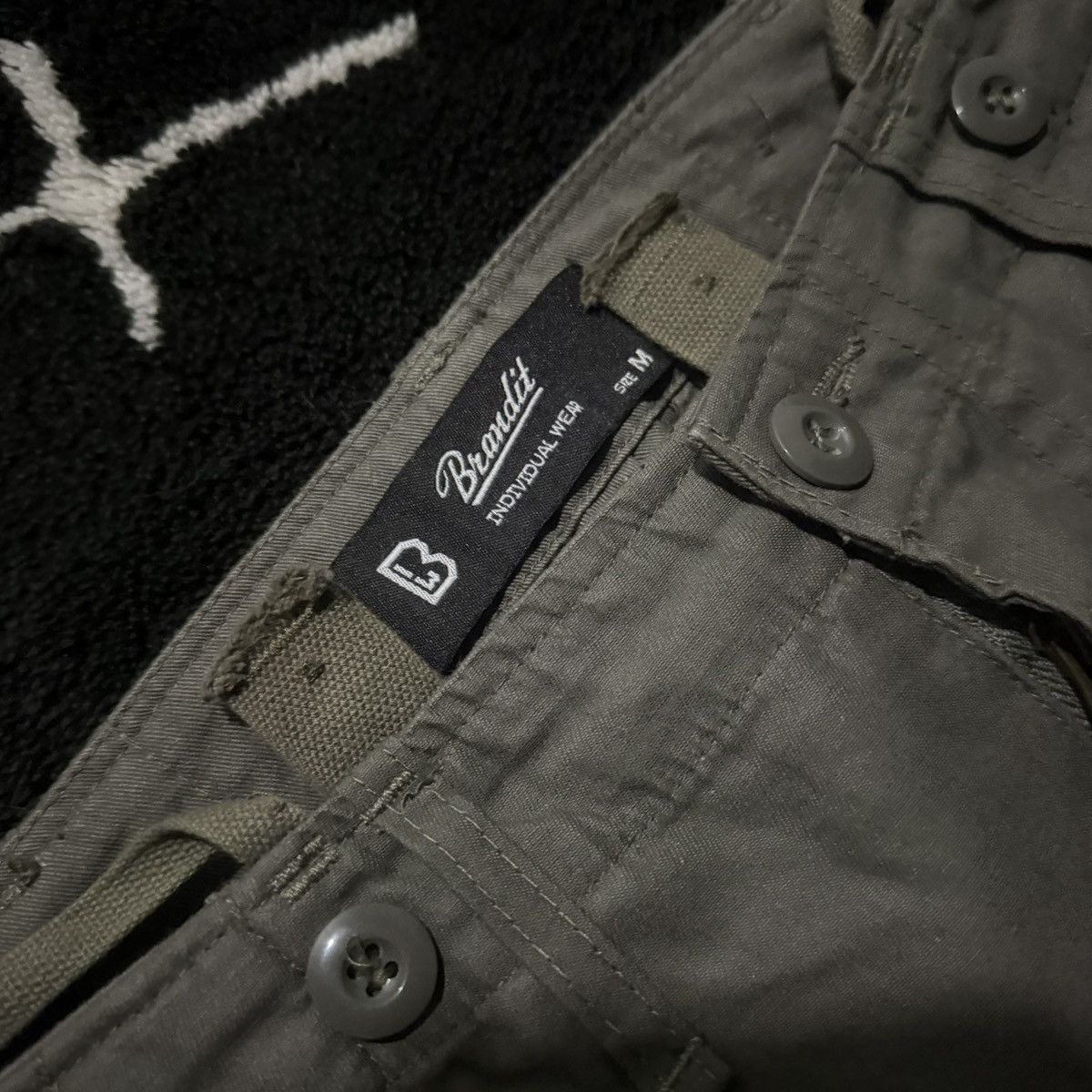Vintage Military - Olive Cargo Pants Size US 30 / EU 46 - 2 Thumbnail