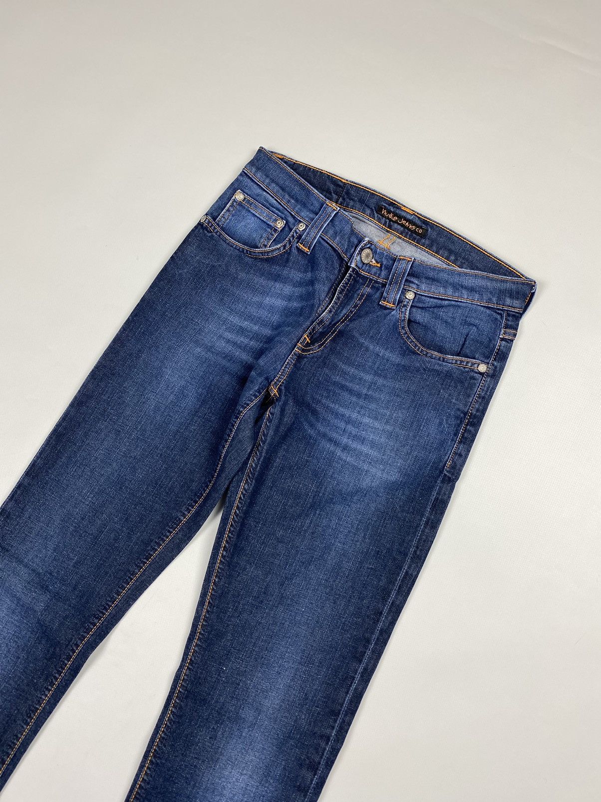 Nudie Jeans Nudie Jeans Co Tube Kelly Dark Indigo men’s jeans size 27 32 Size US 27 - 4 Thumbnail