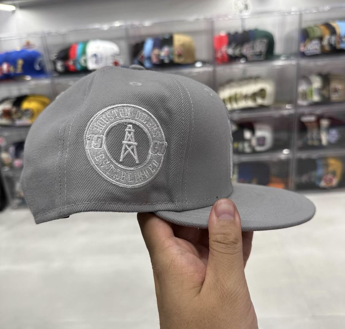 New Era New Era Houston Oilers 1960 Anniversary Baseball Cap J32 Size ONE SIZE - 3 Thumbnail