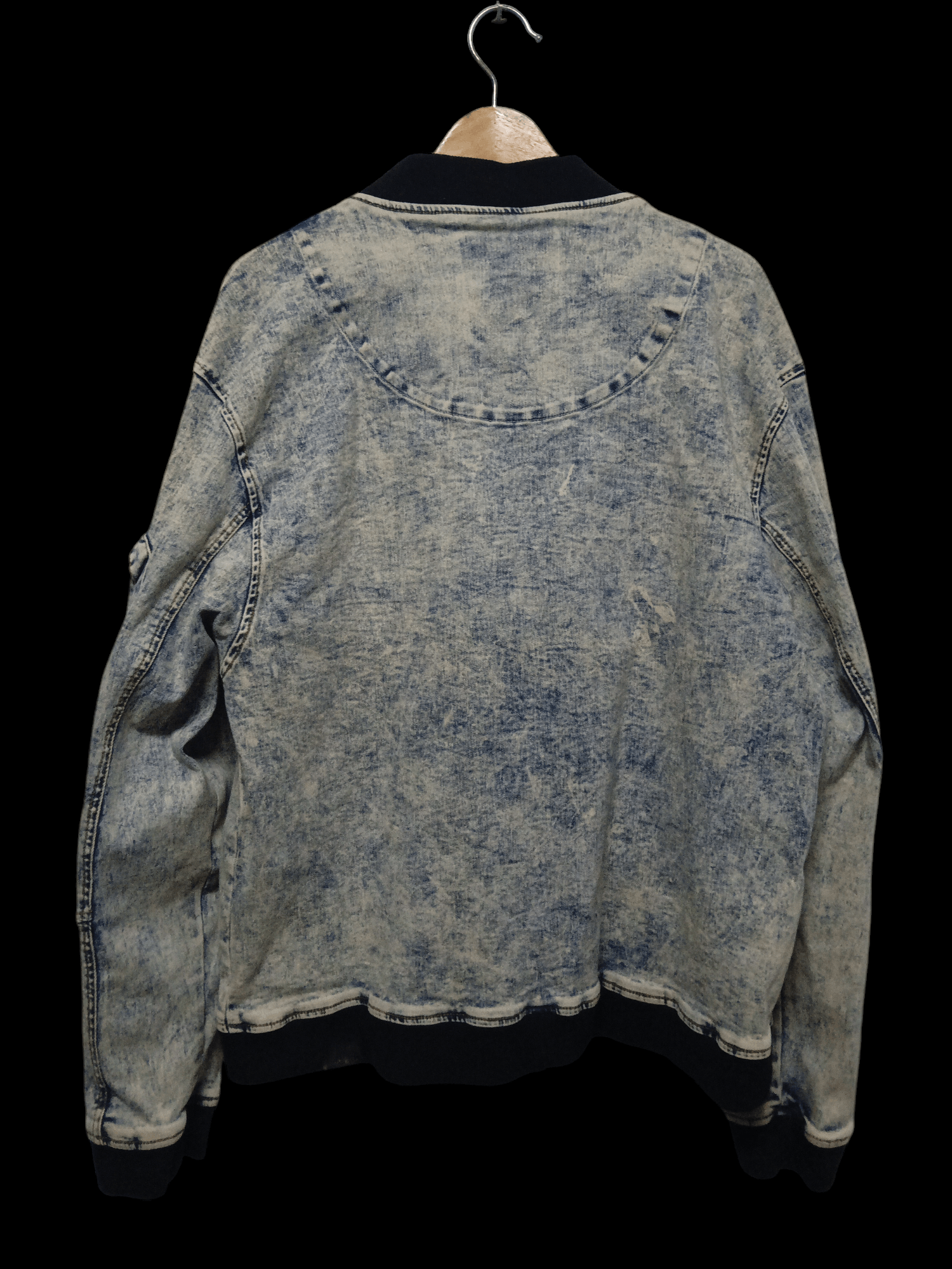 Japanese Brand 2apm denim bomber jackets Size US L / EU 52-54 / 3 - 2 Thumbnail