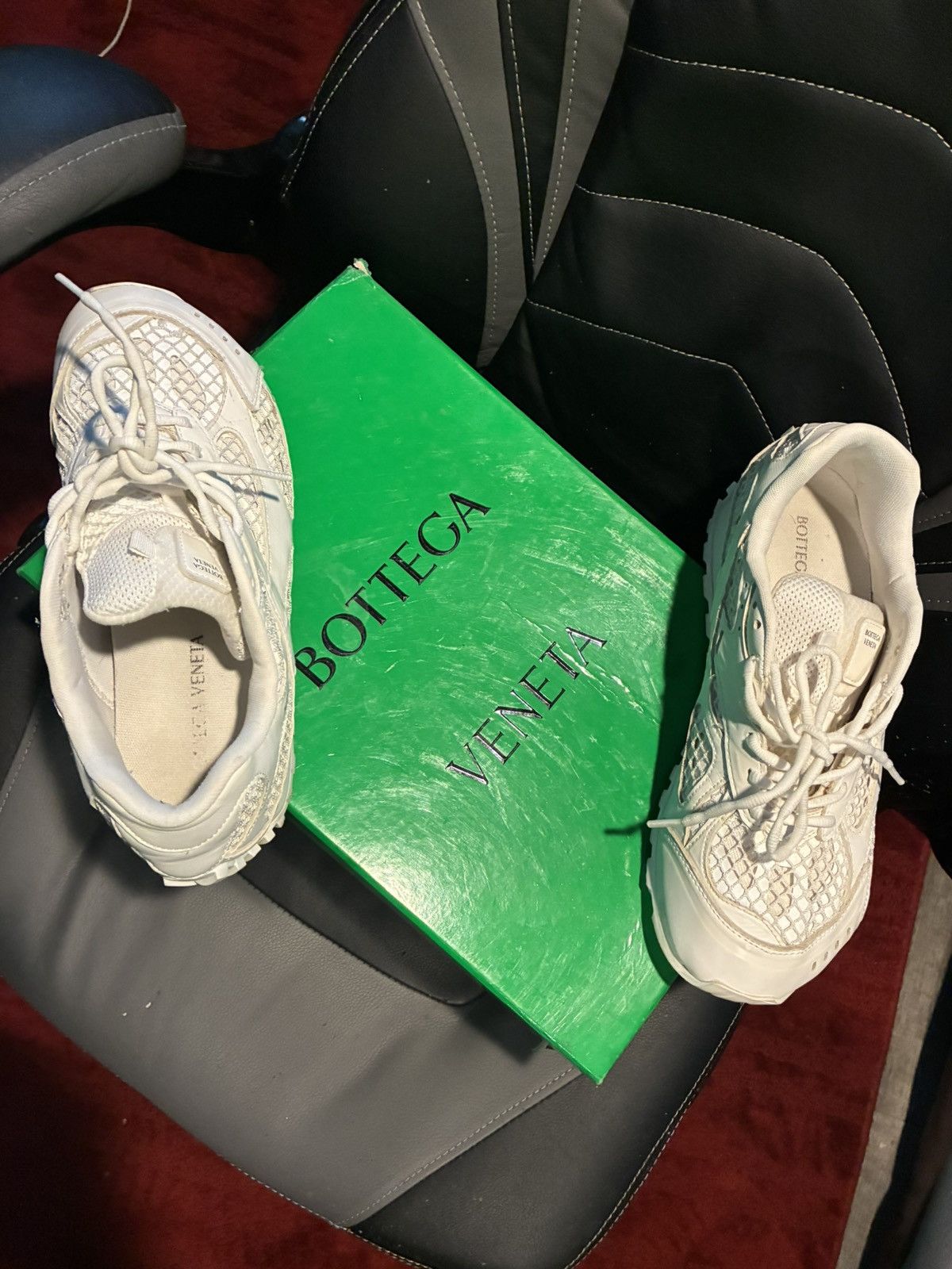 Bottega Veneta Bottega venta all white Size US 10 / EU 43 - 8 Thumbnail